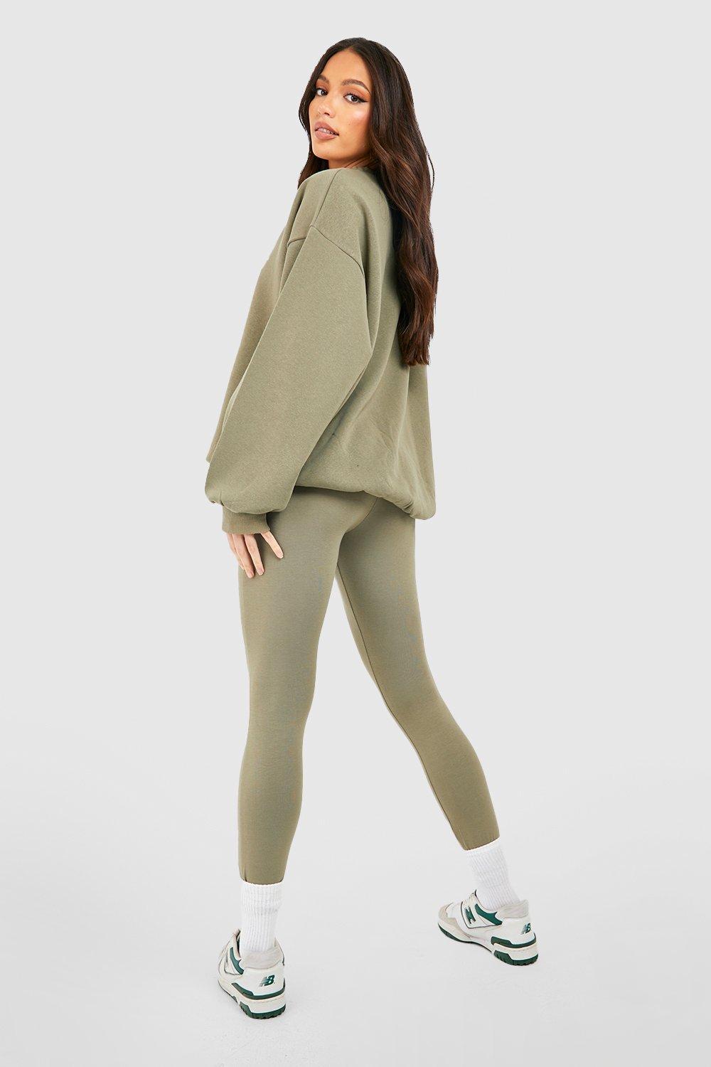 Tall Oversized Sweatshirt And Legging Set