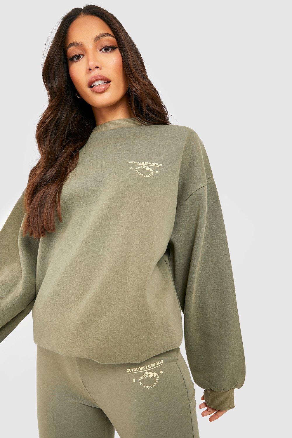 Boohoo hotsell oversized sweatshirt