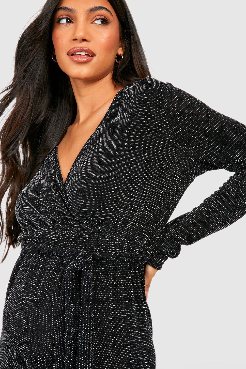 Boohoo best sale wrap jumpsuit