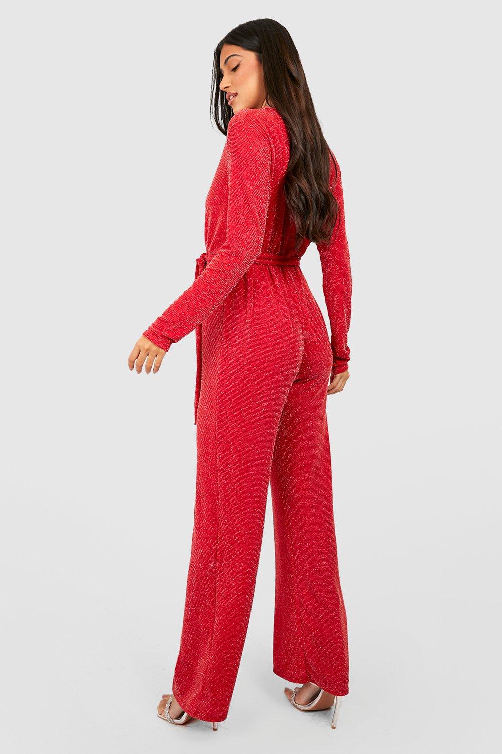 Sequin discount maternity jumpsuit