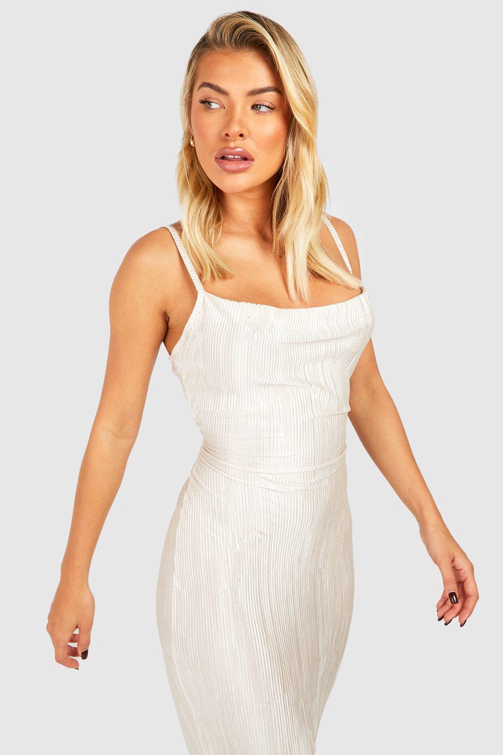 Boohoo slip hot sale dress