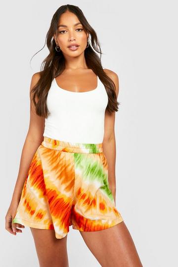 Tall Tie Dye Print Flippy Short multi