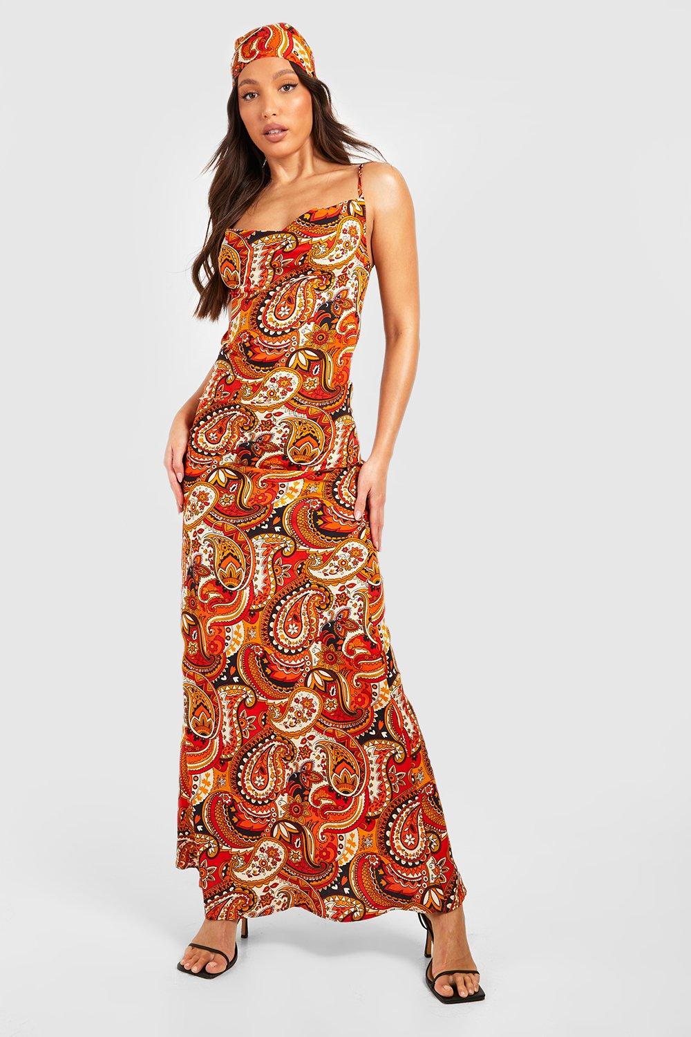 Dress with store matching head scarf