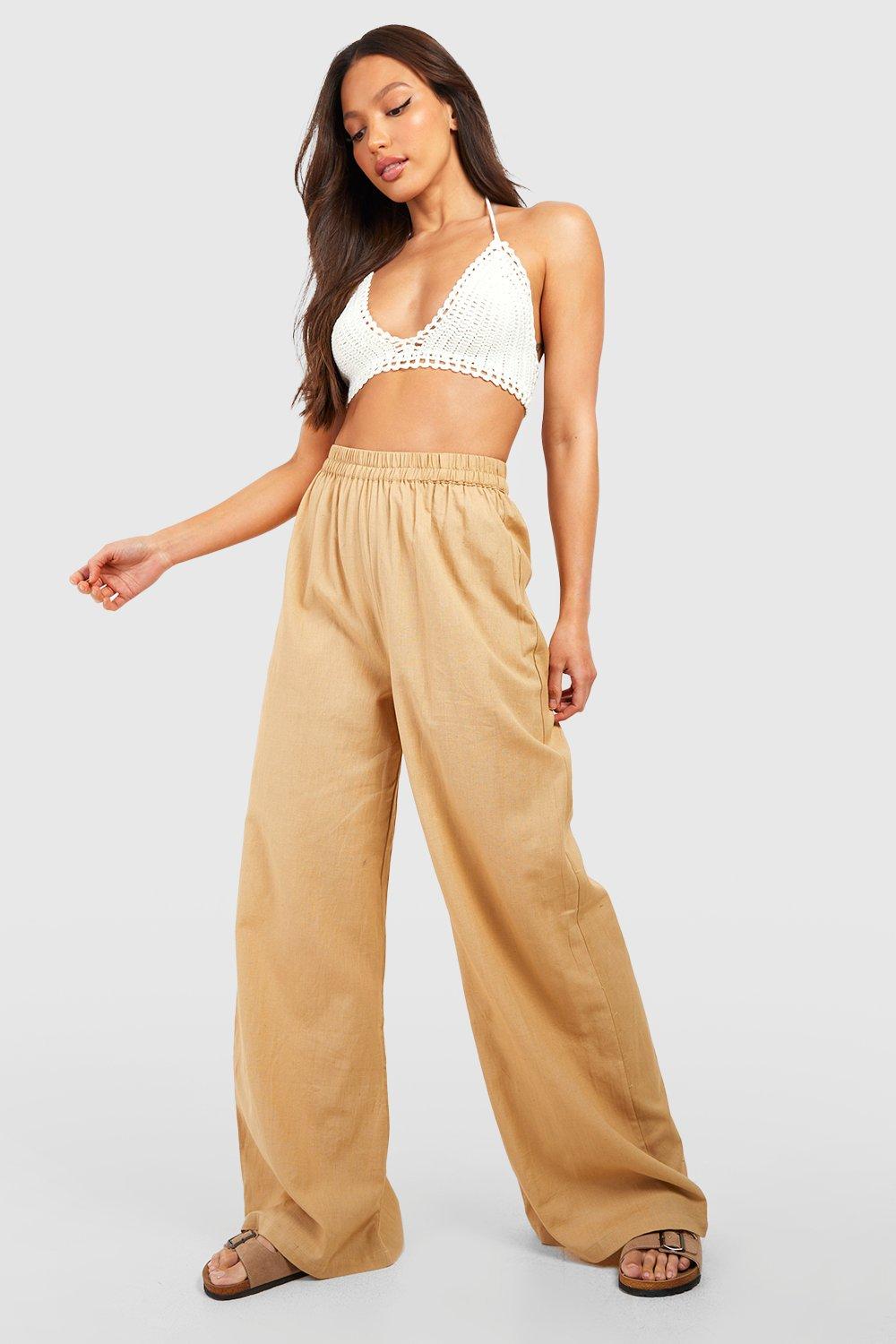 Tall Linen Wide Leg Pants