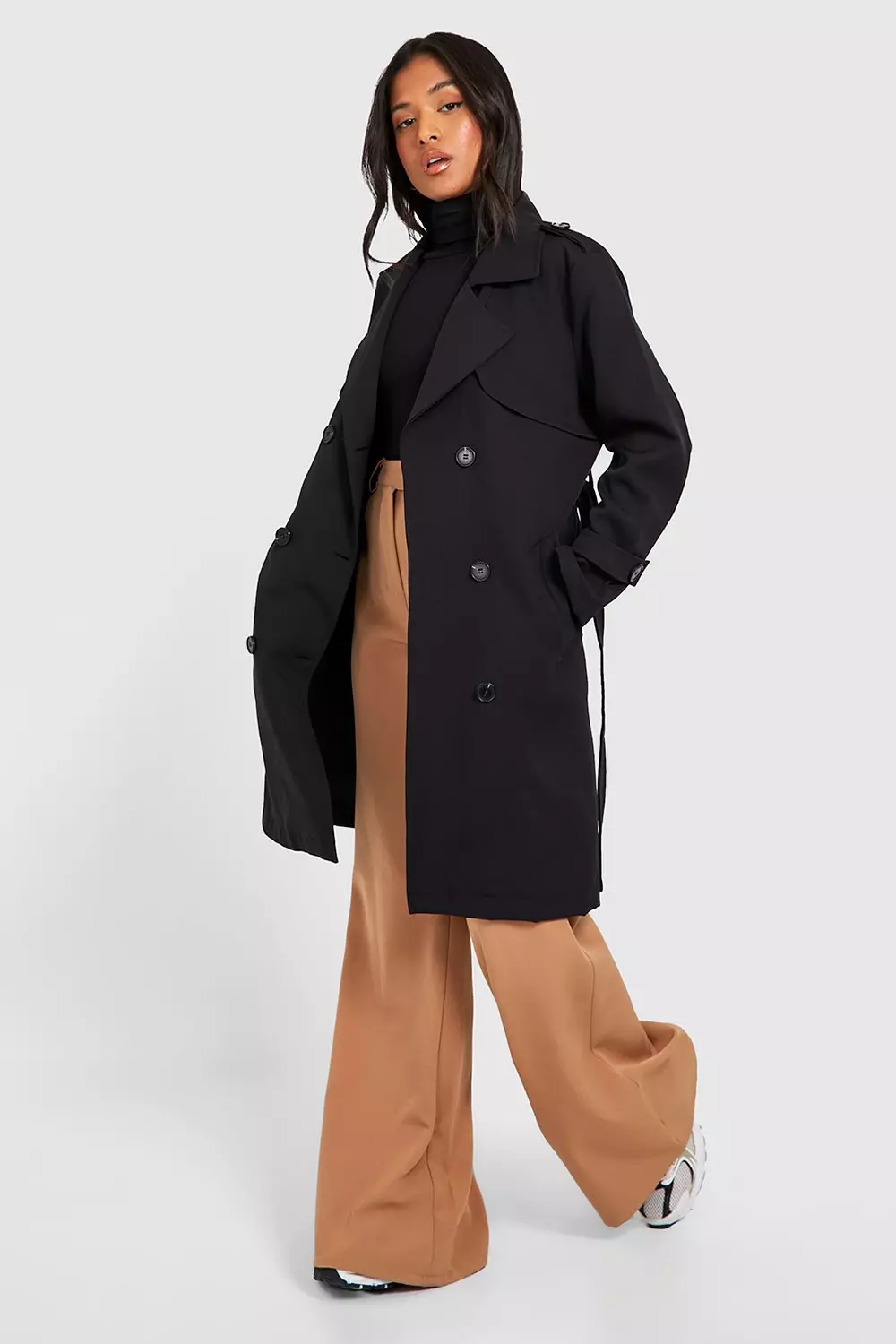 Petite trench outlet coat