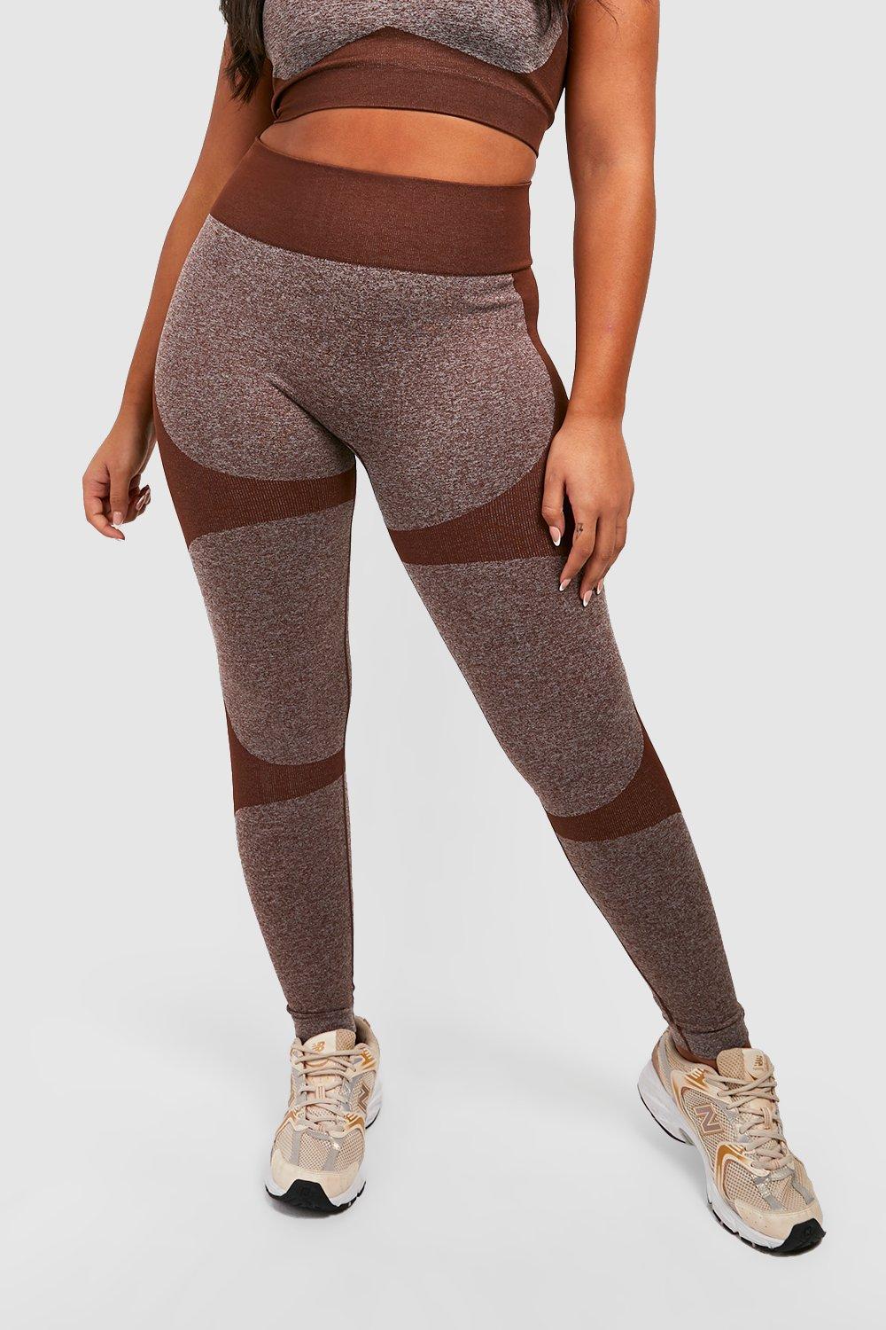 Sassy Sport Contour Mesh Color Block Workout Leggings