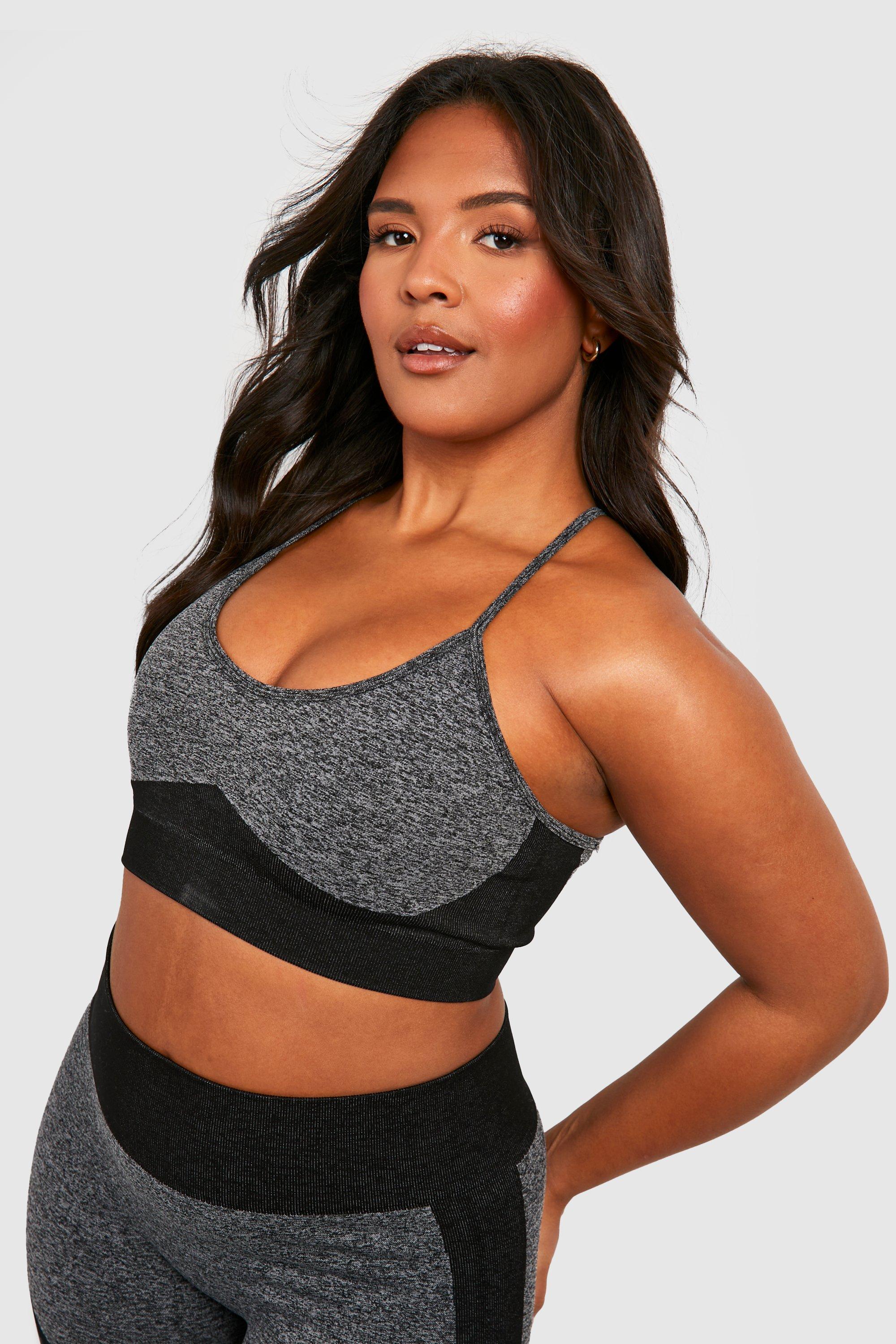 Plus Active Contour Seam free Sports Bra