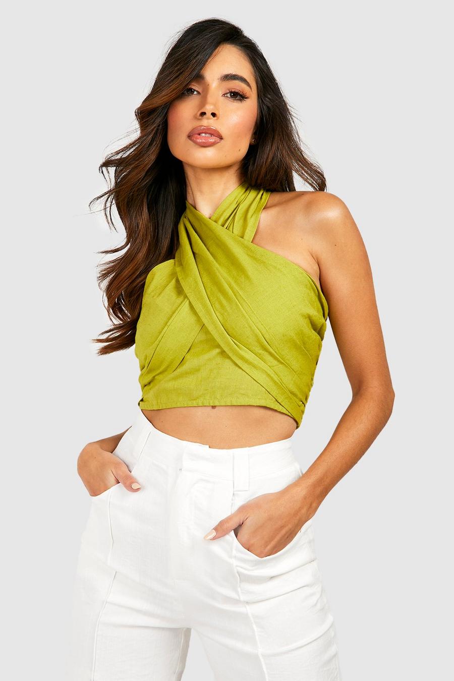 Linen Tops | Women’s Linen Shirts & Tops | boohoo USA
