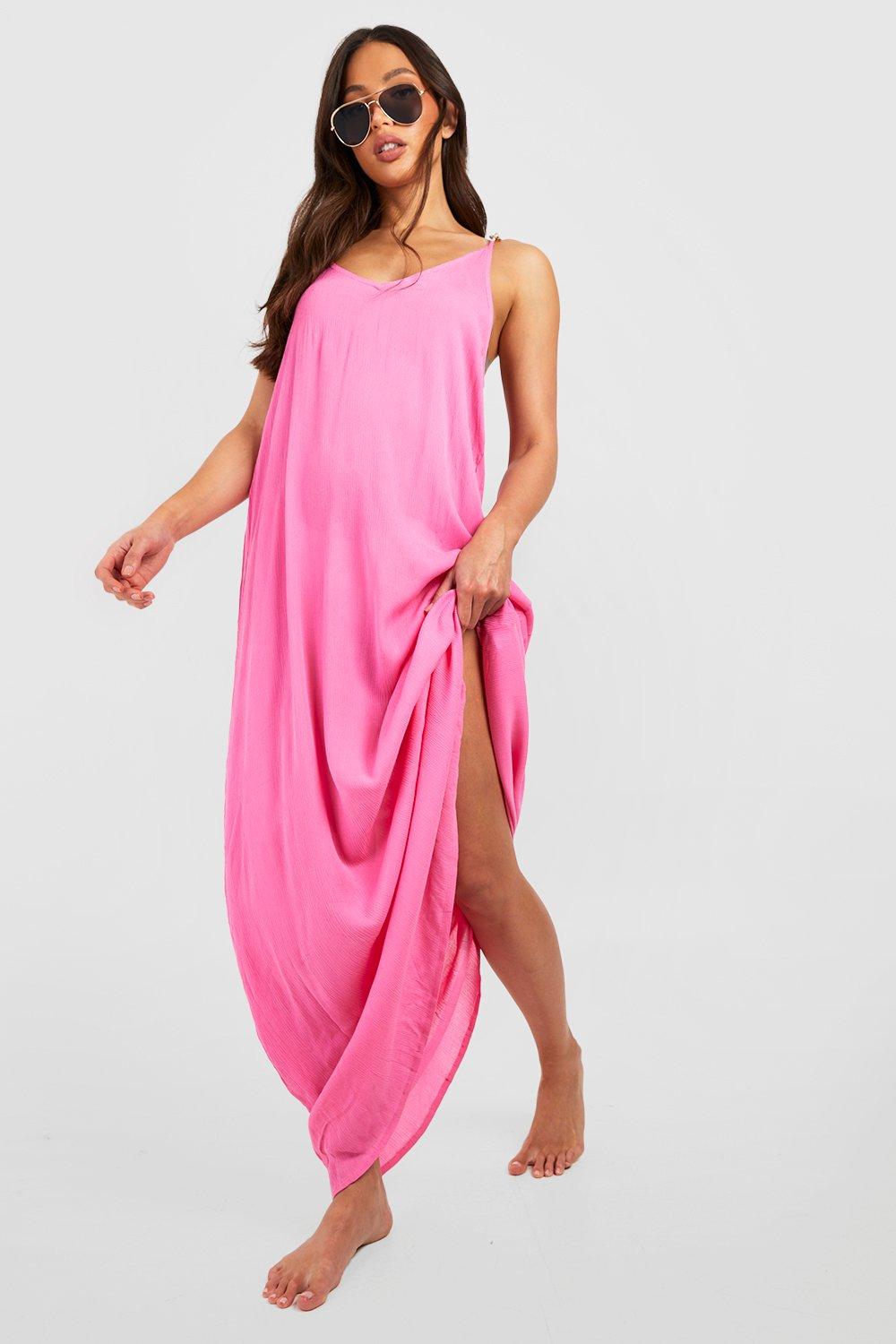 Pink maxi beach store dress