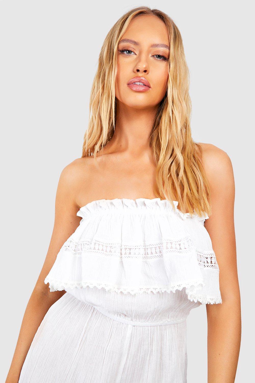 Lace cheap trim playsuit