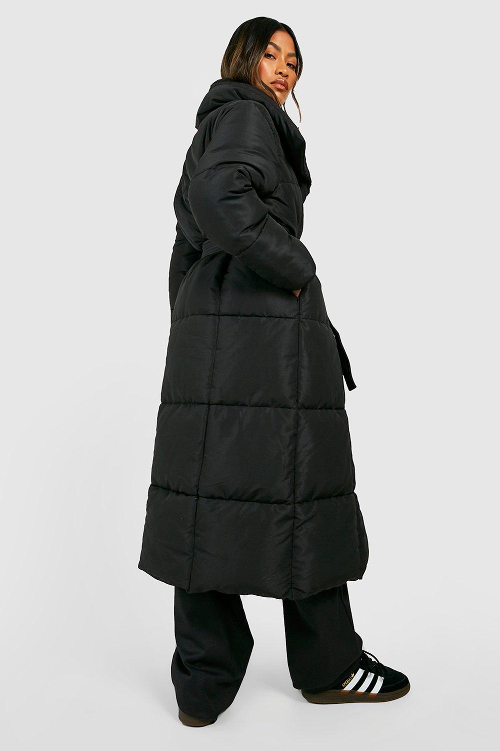 belted puffer jacket nelly