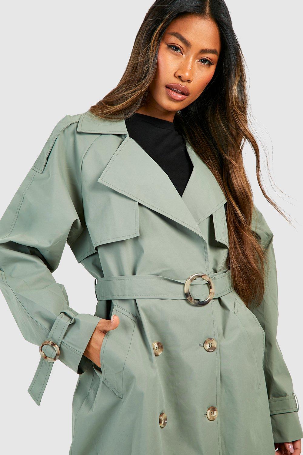 Belted Double Breasted Trench Coat | boohoo
