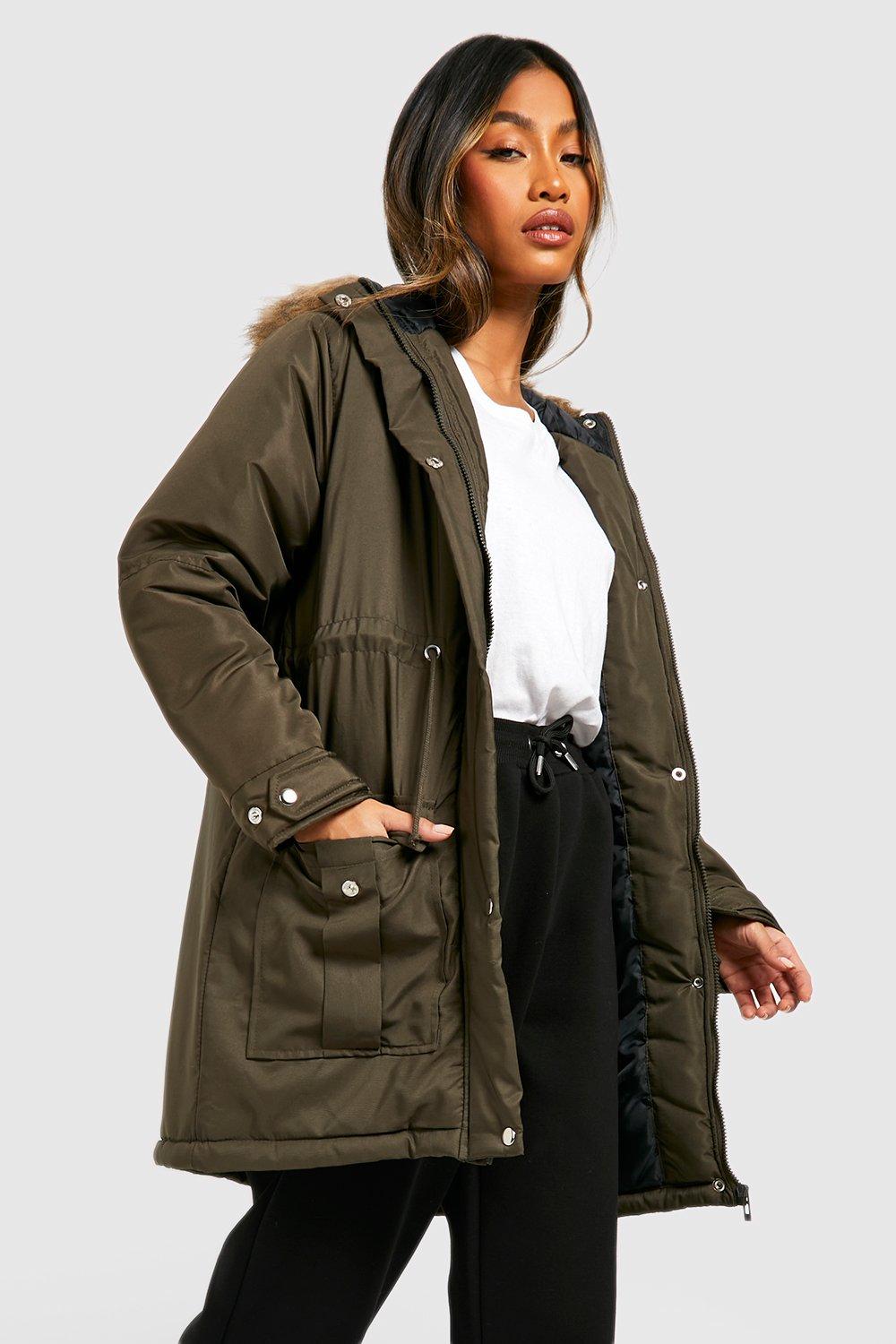 boohoo womens winter coats