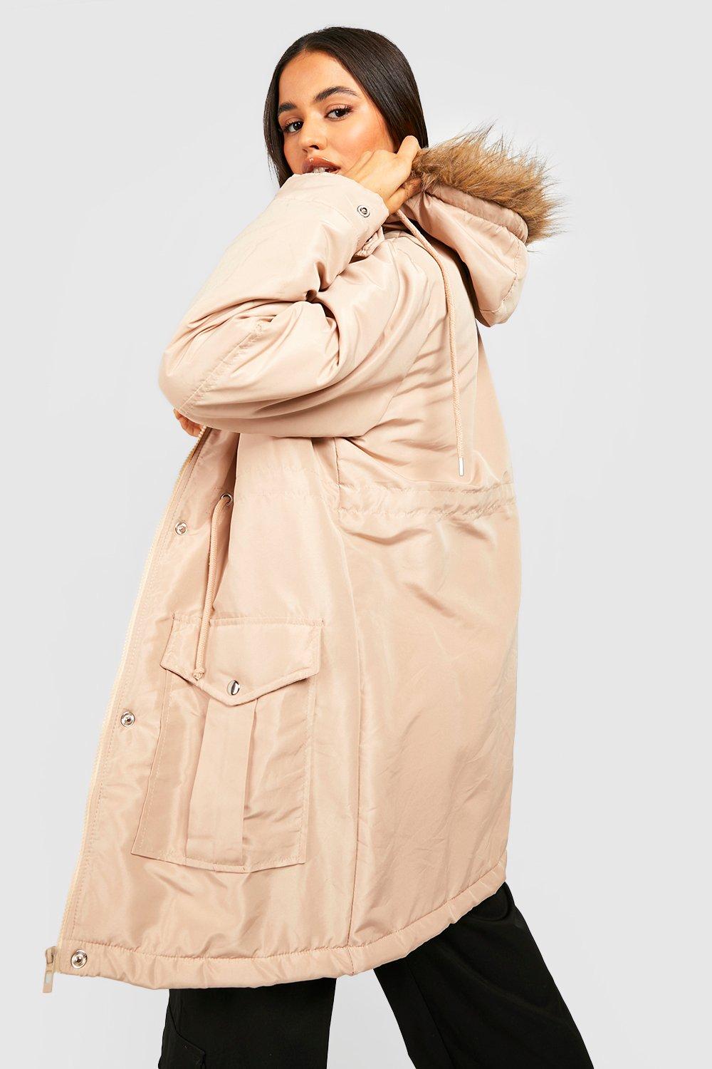 Boohoo deals parka womens