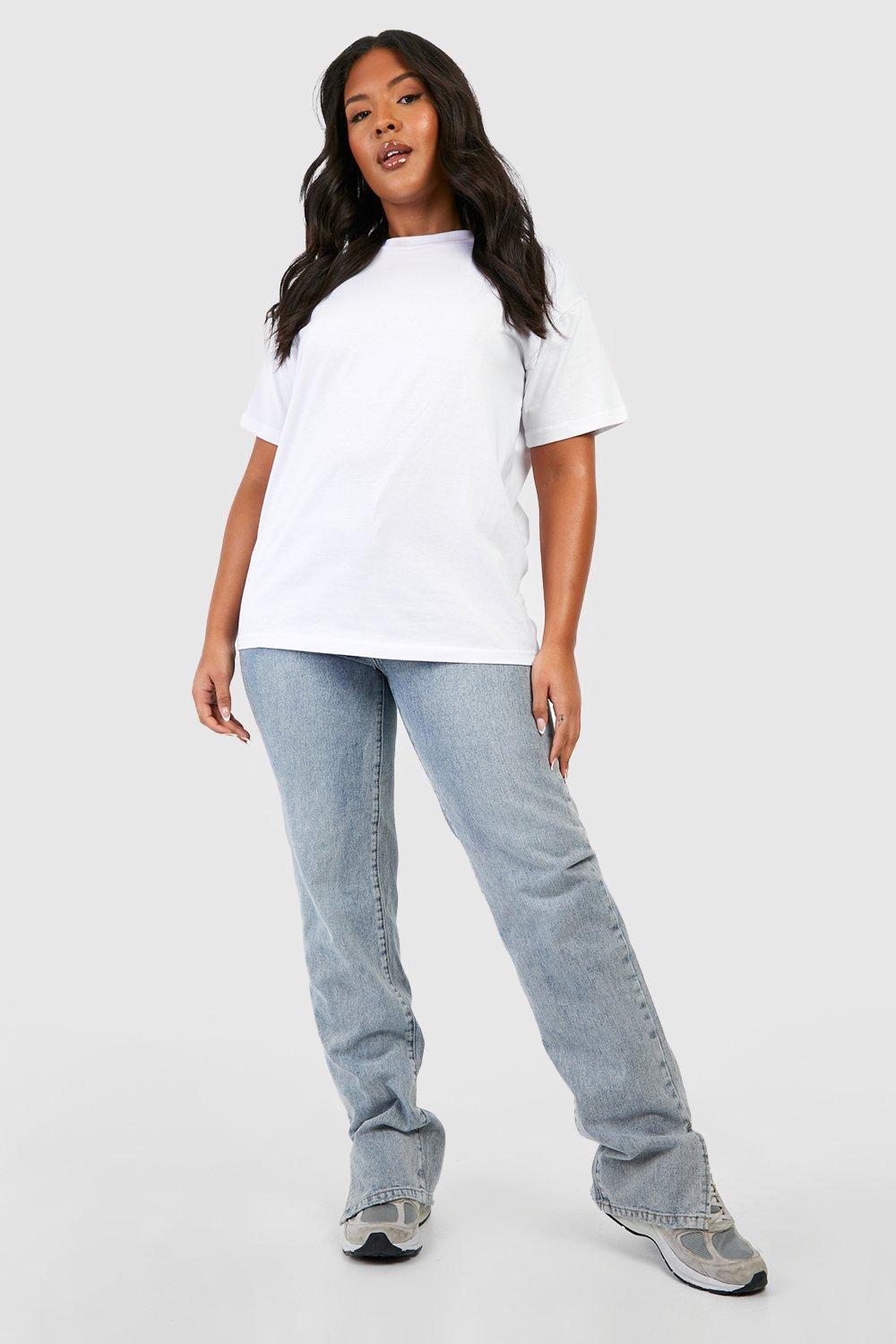 Grande taille T shirt basique en coton boohoo