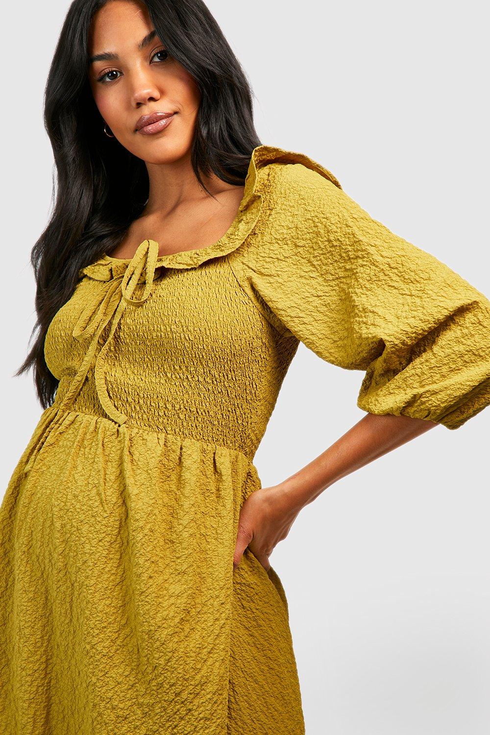 Target yellow maternity store dress