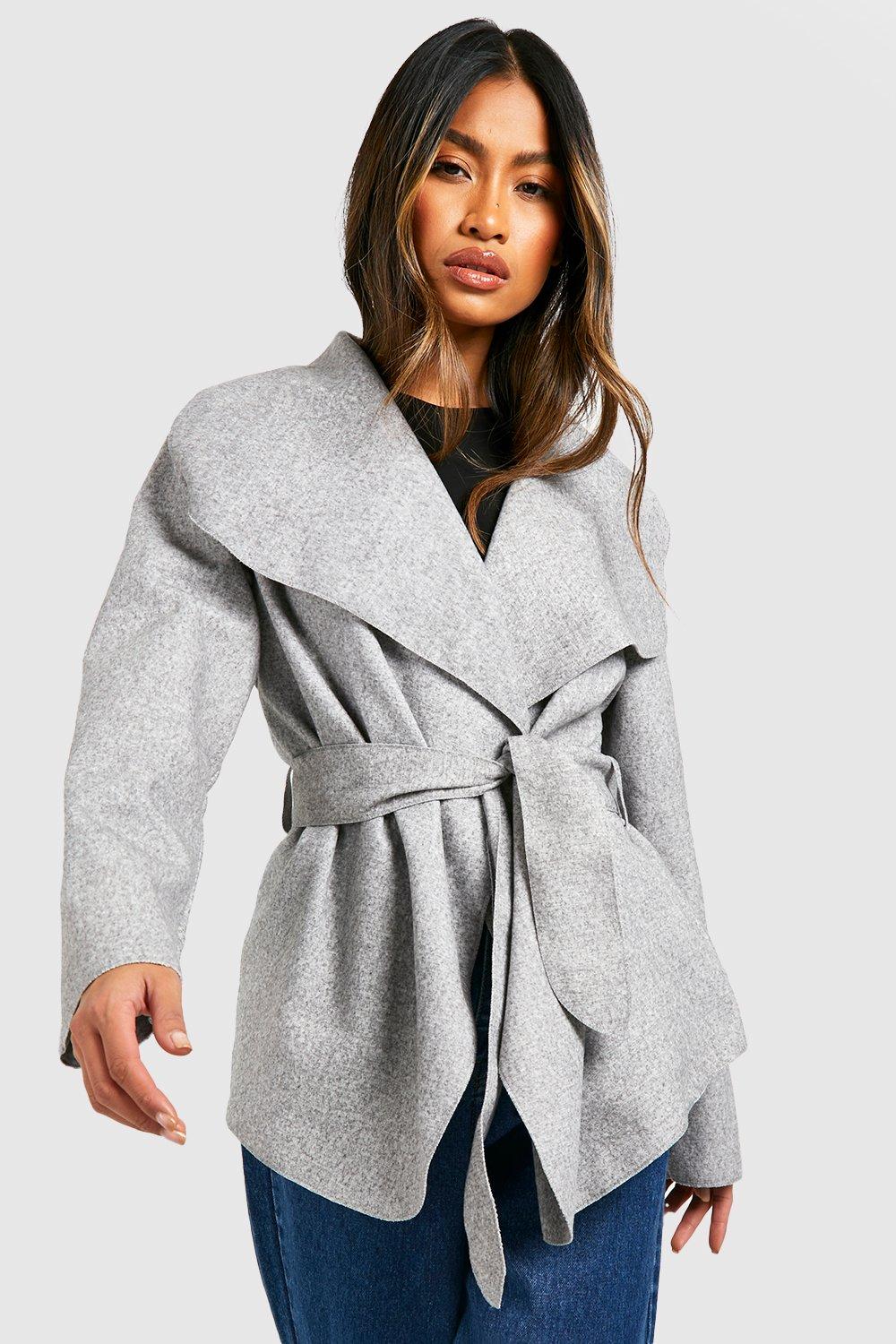 ladies wrap coat