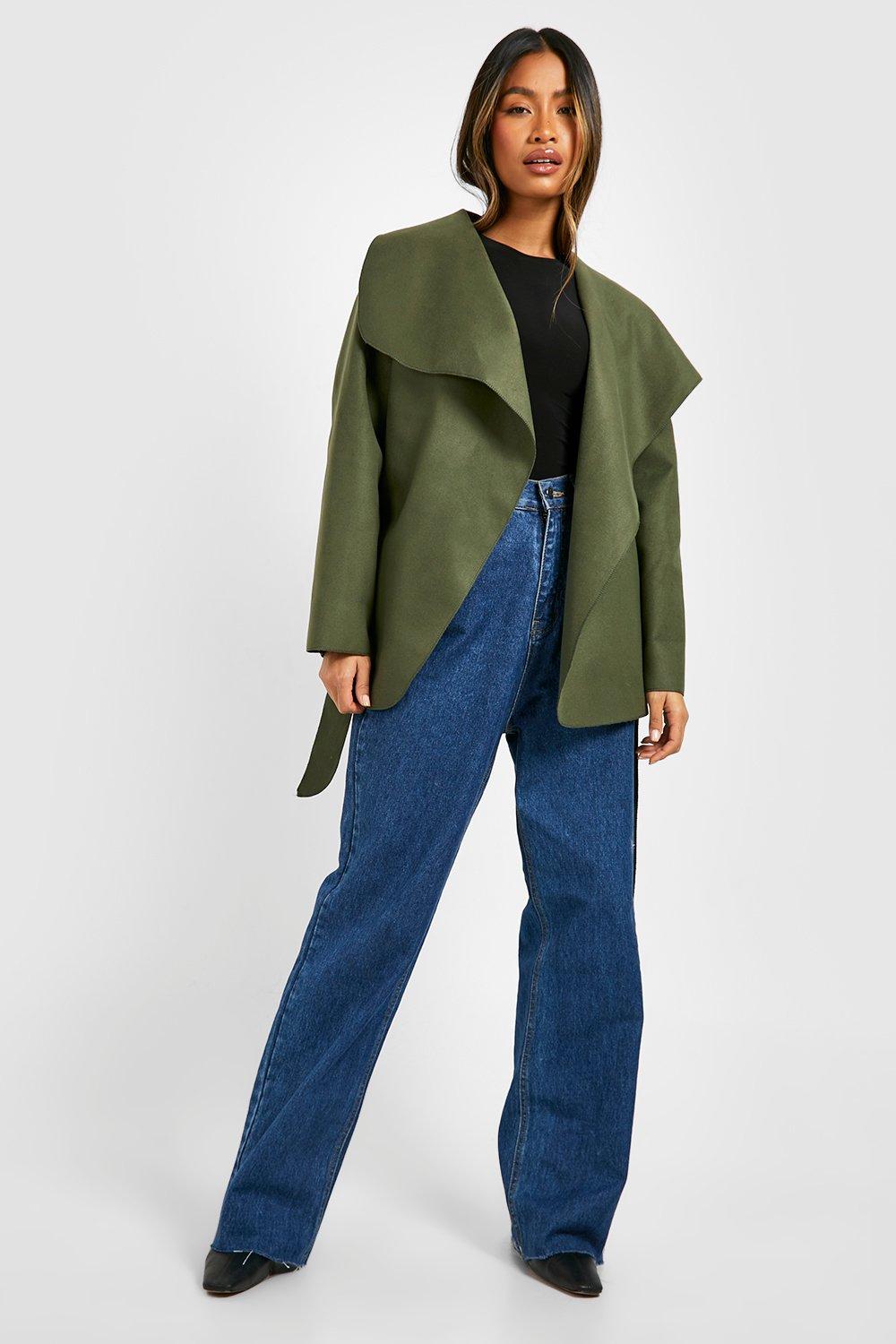 Boohoo shawl clearance coat