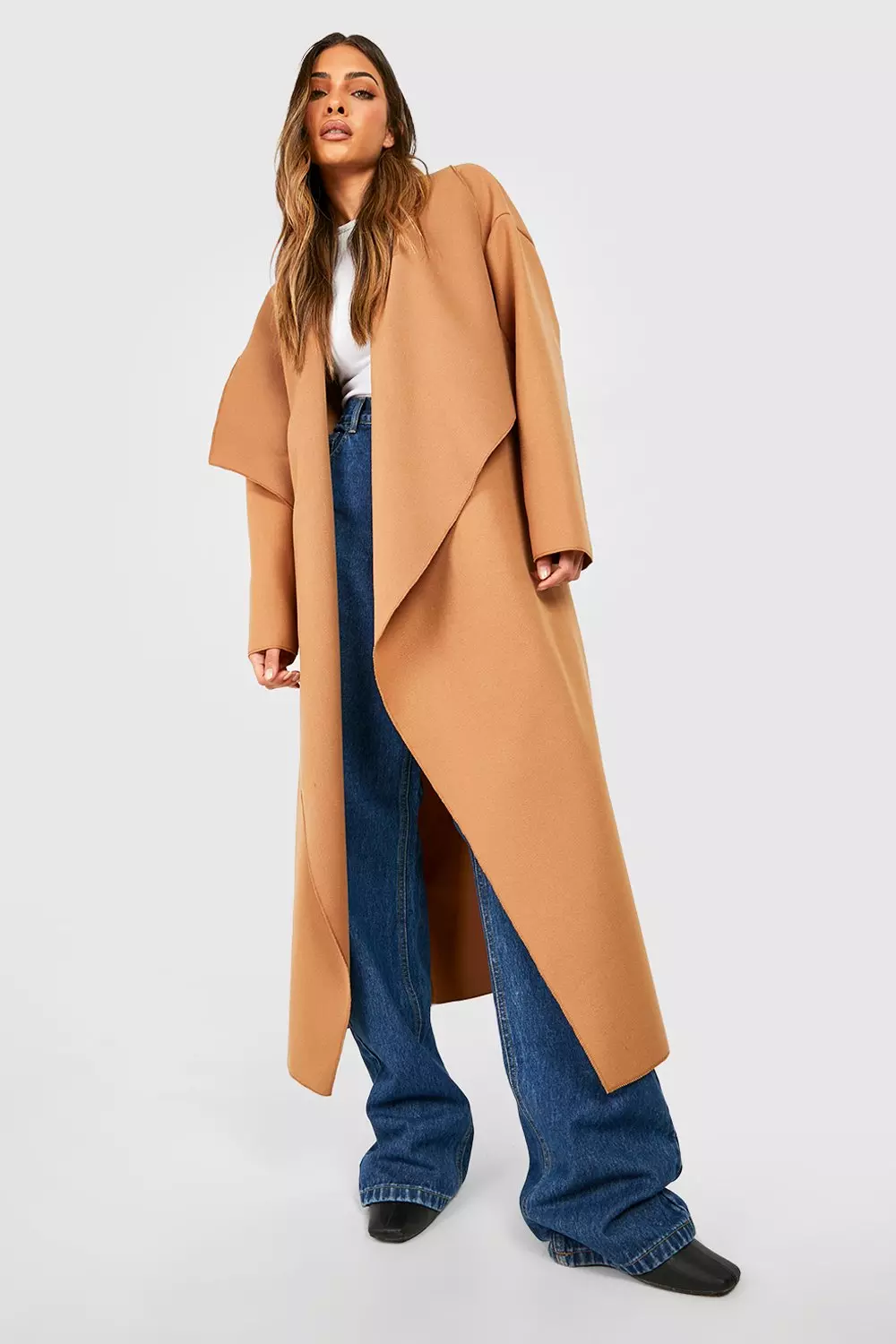 Oversized hotsell waterfall coat