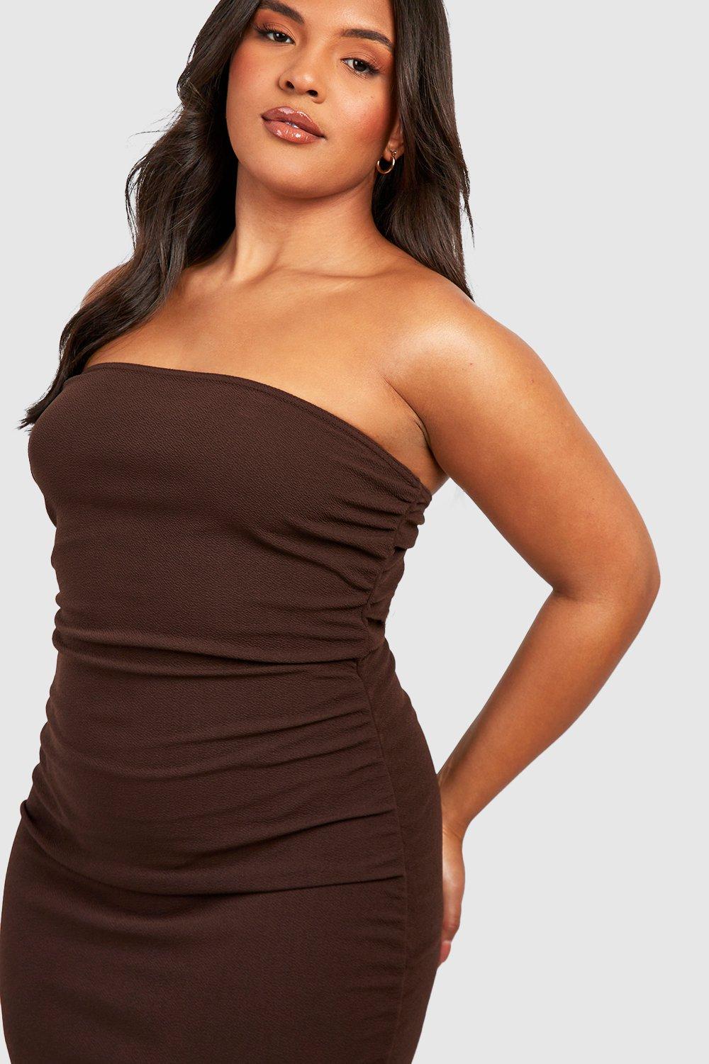 plus bandeau dress