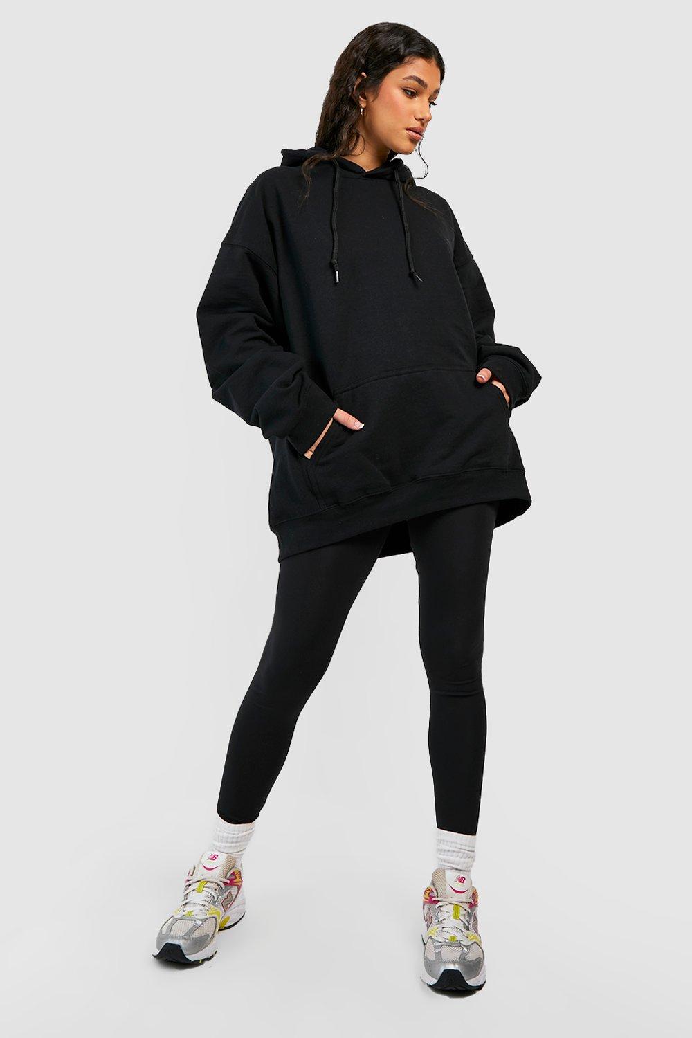 Graffiti Back Print Oversized Hoodie | boohoo