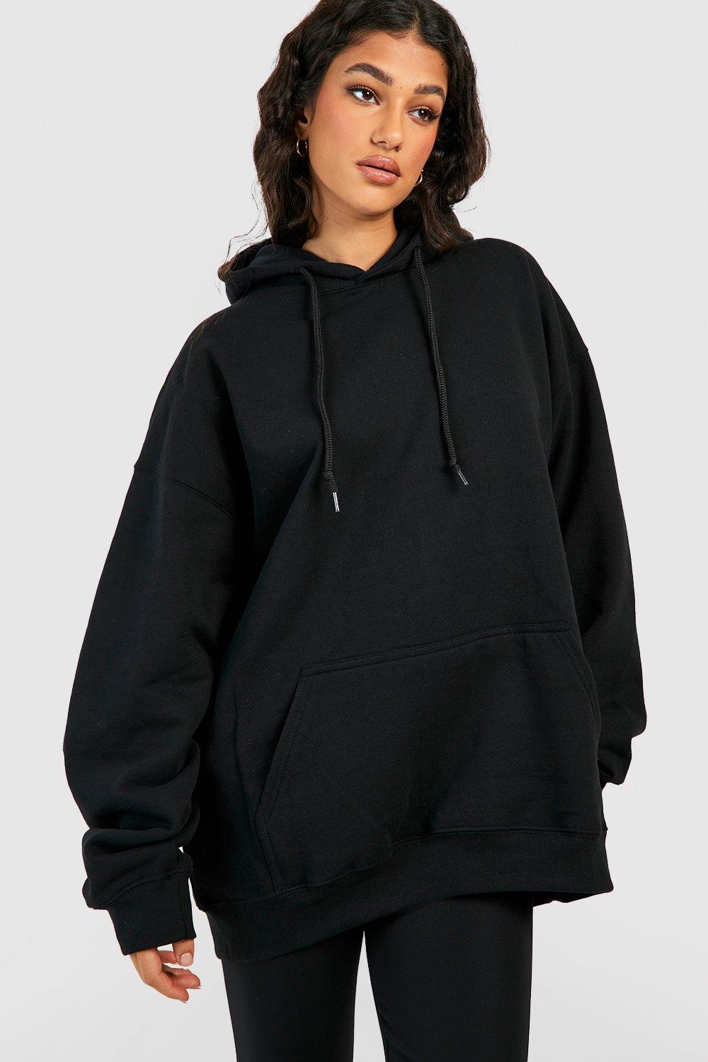 国内で当店のみ DARKFOG - Chalk Print Oversized Hoodie Graffiti Back Print Oversized Hoodie | boohoo