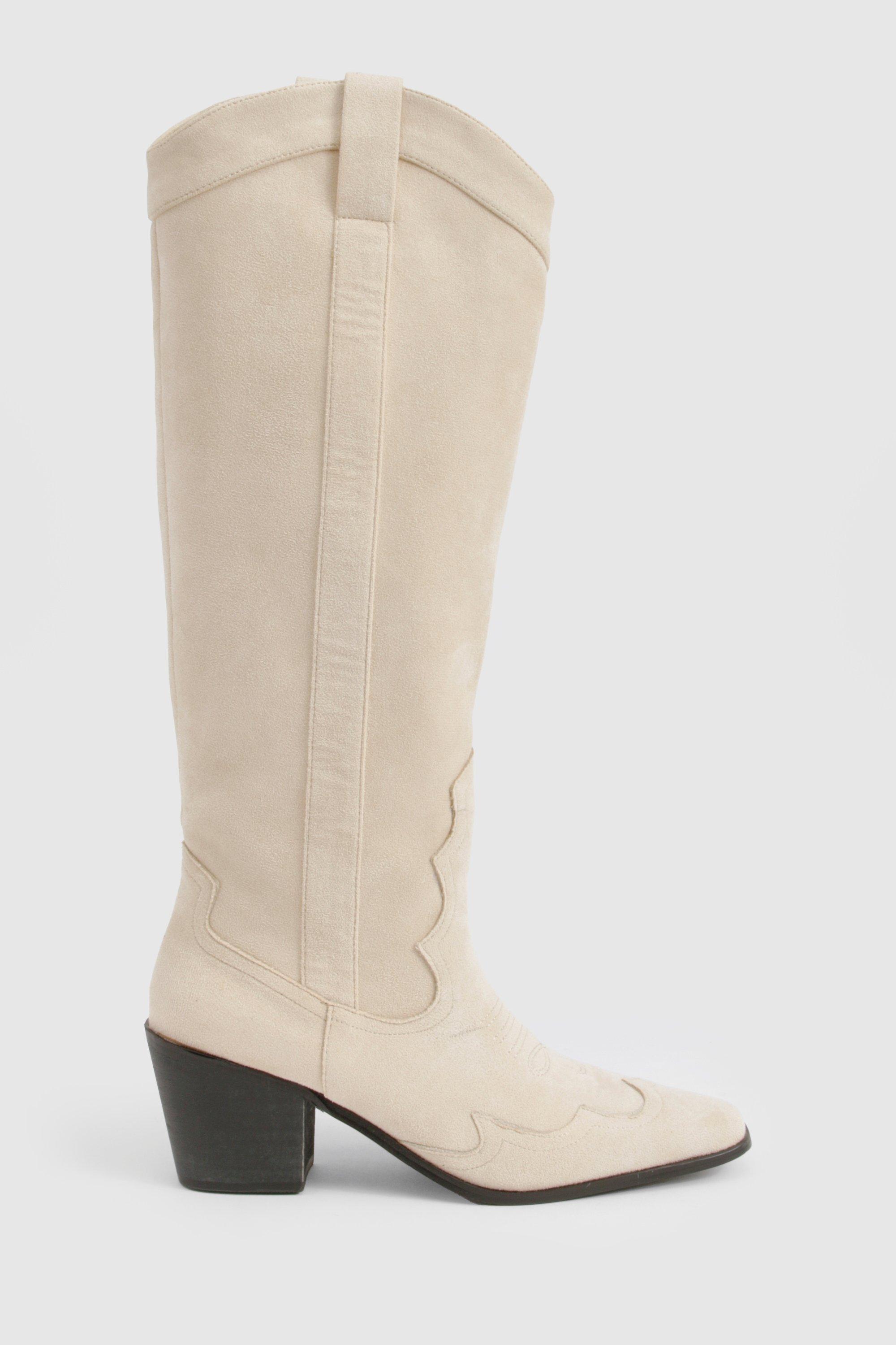 Boohoo on sale suede boots