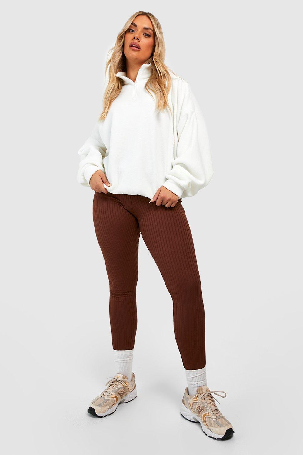 White Basic Leggings