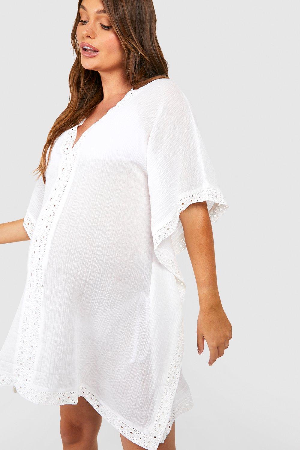 Ivory Maternity Kaftan