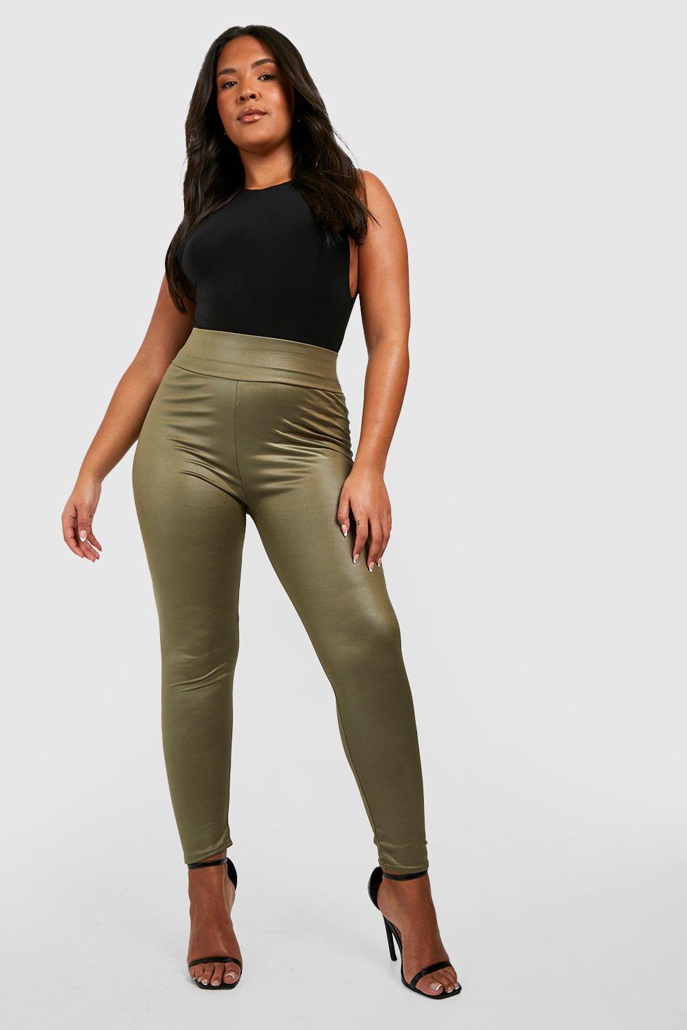 Wet look leggings shop plus size uk