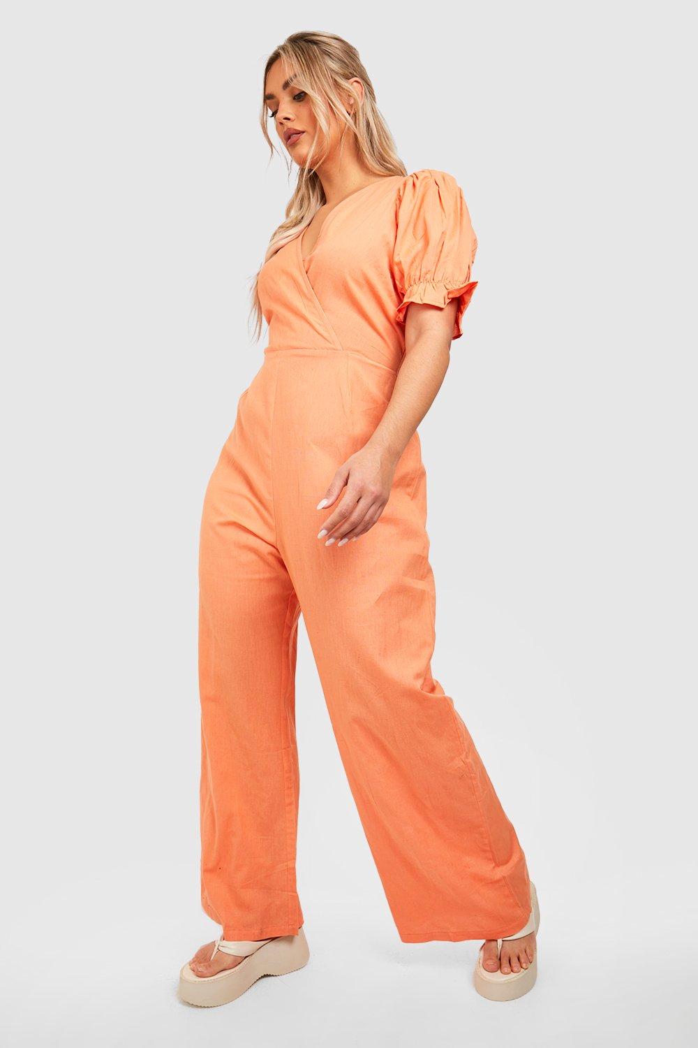 Boohoo plus jumpsuit sales