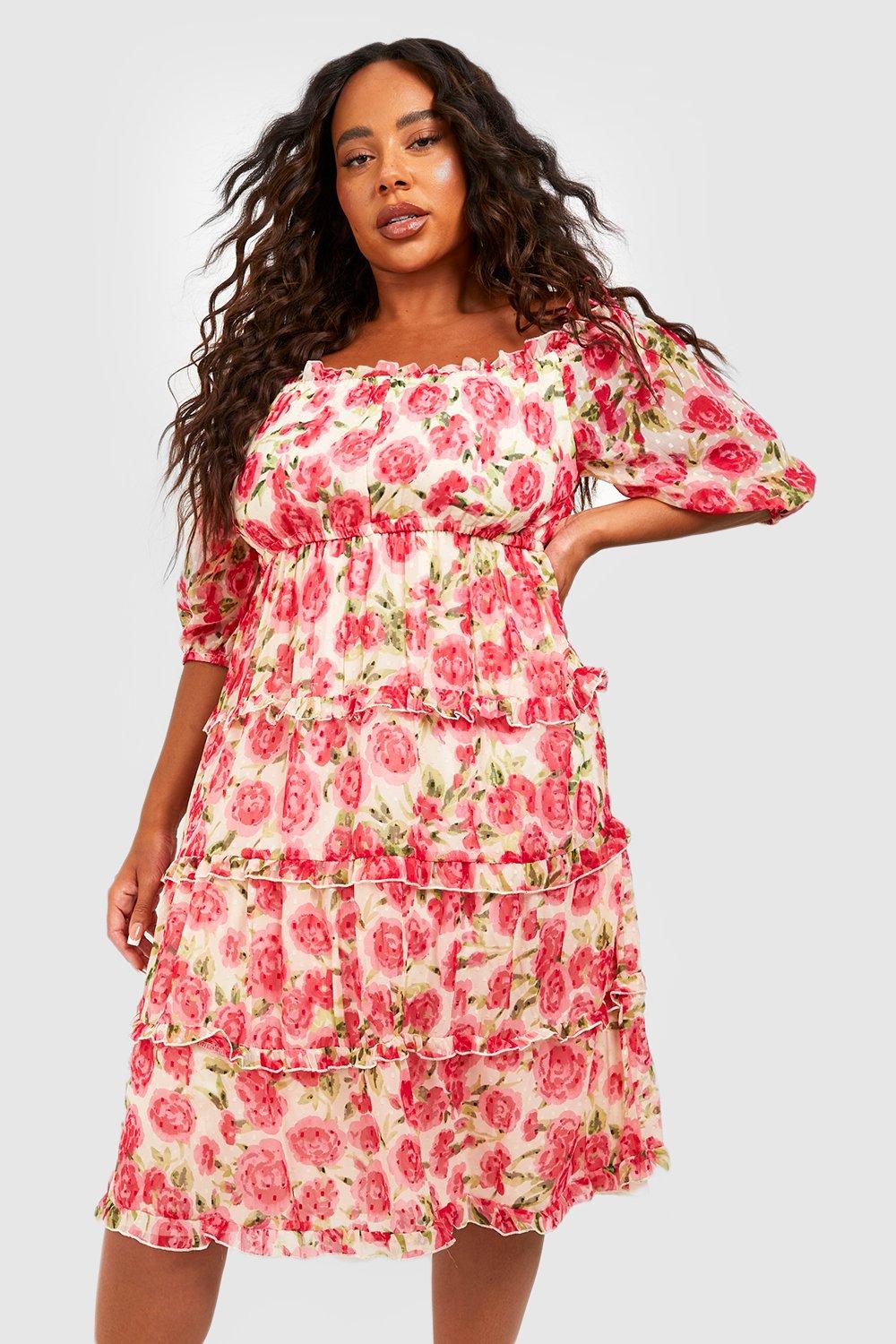 Grande taille Robe mi longue fronc e en mesh boohoo