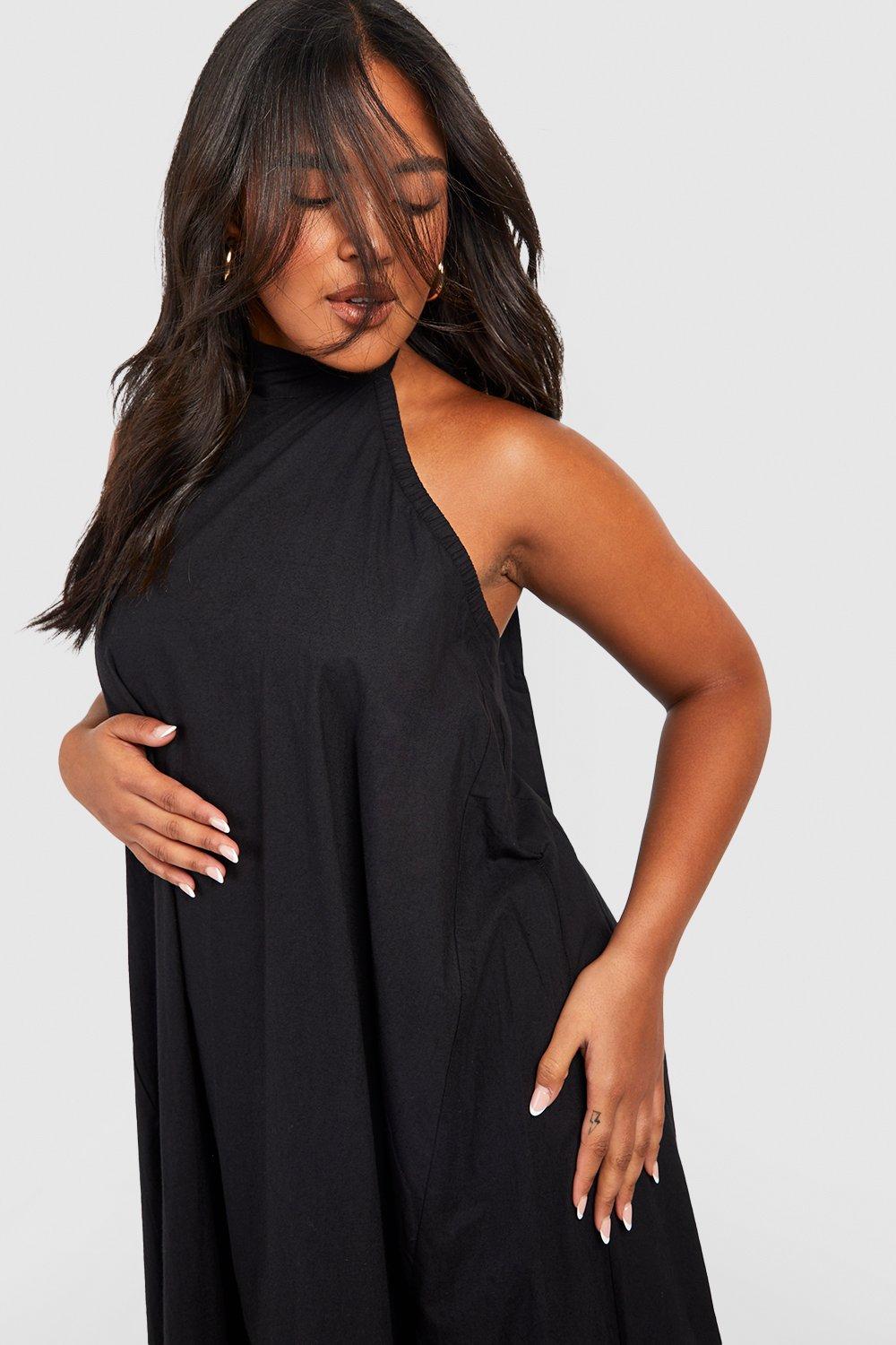 Boohoo black best sale plus size dress