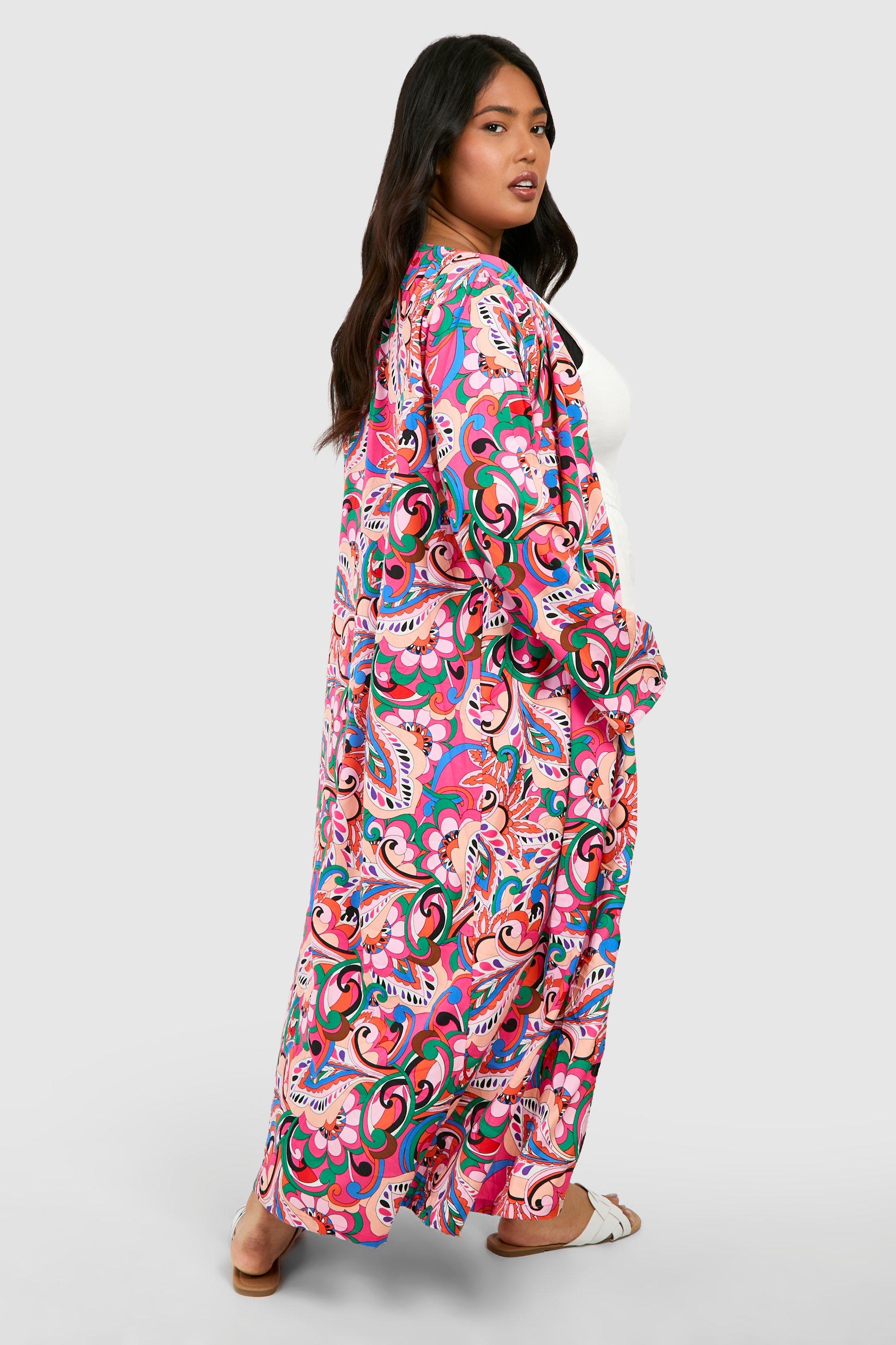 Boohoo plus hot sale size kimono