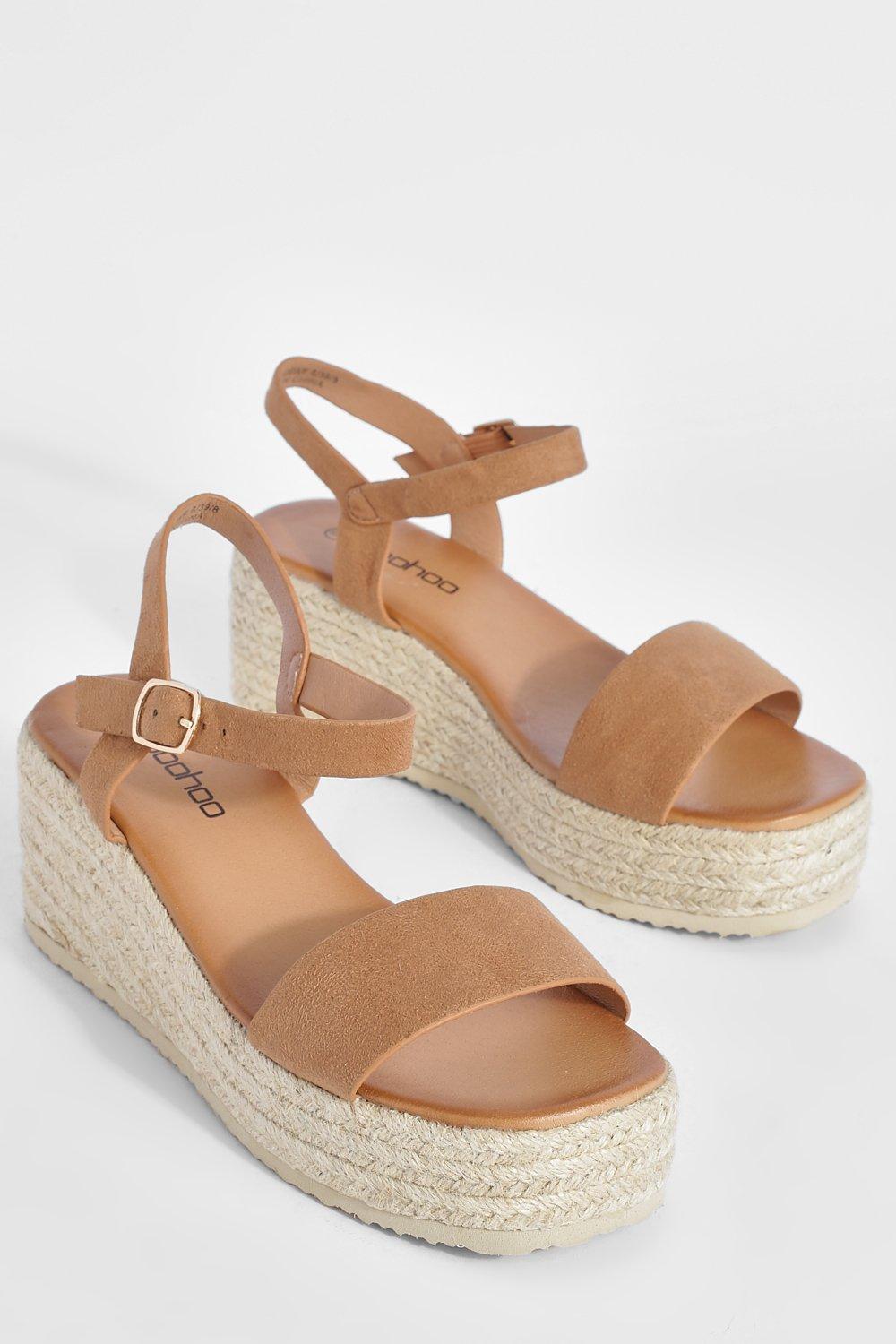 Medium height hot sale wedge sandals