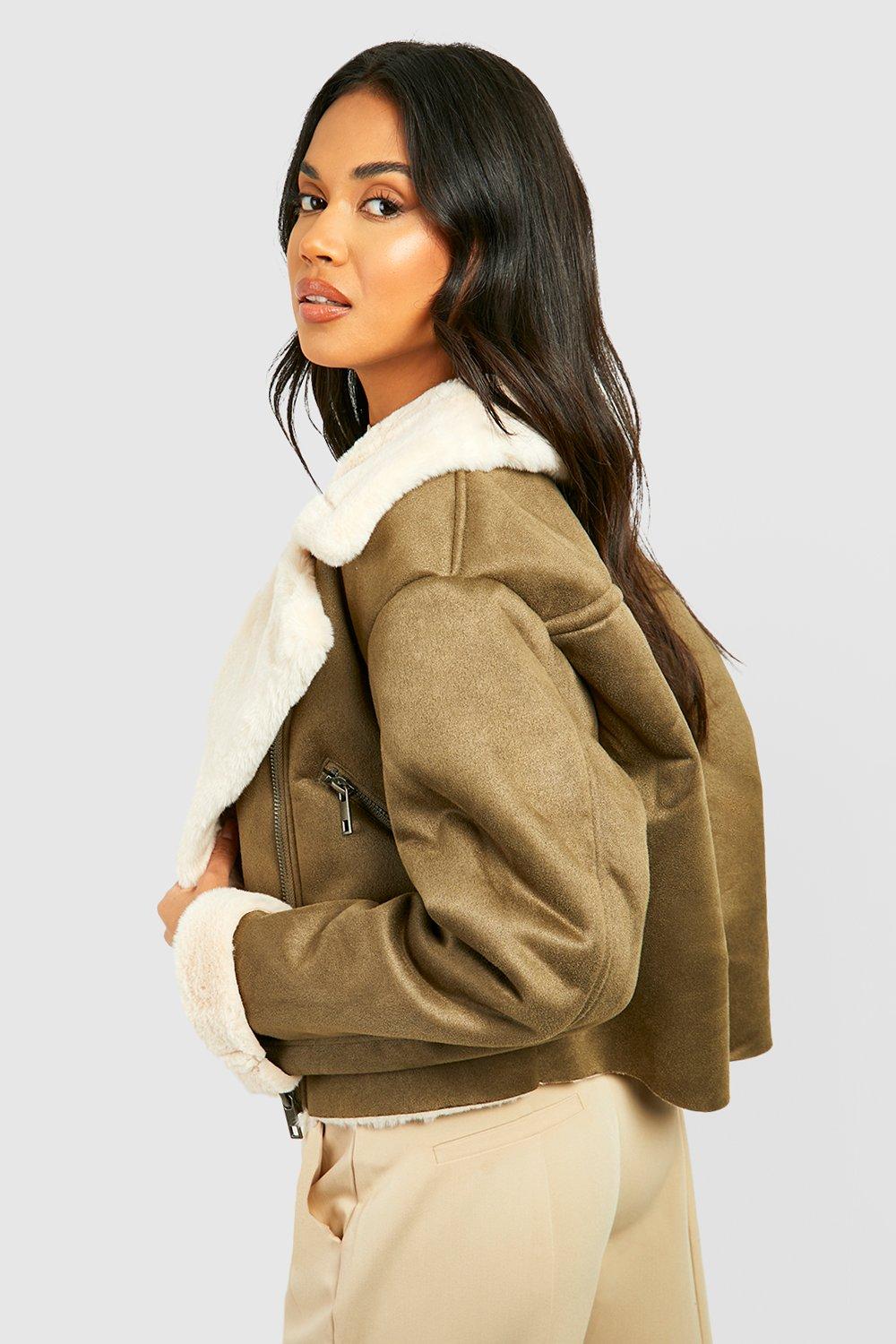 Boohoo shop suede jacket