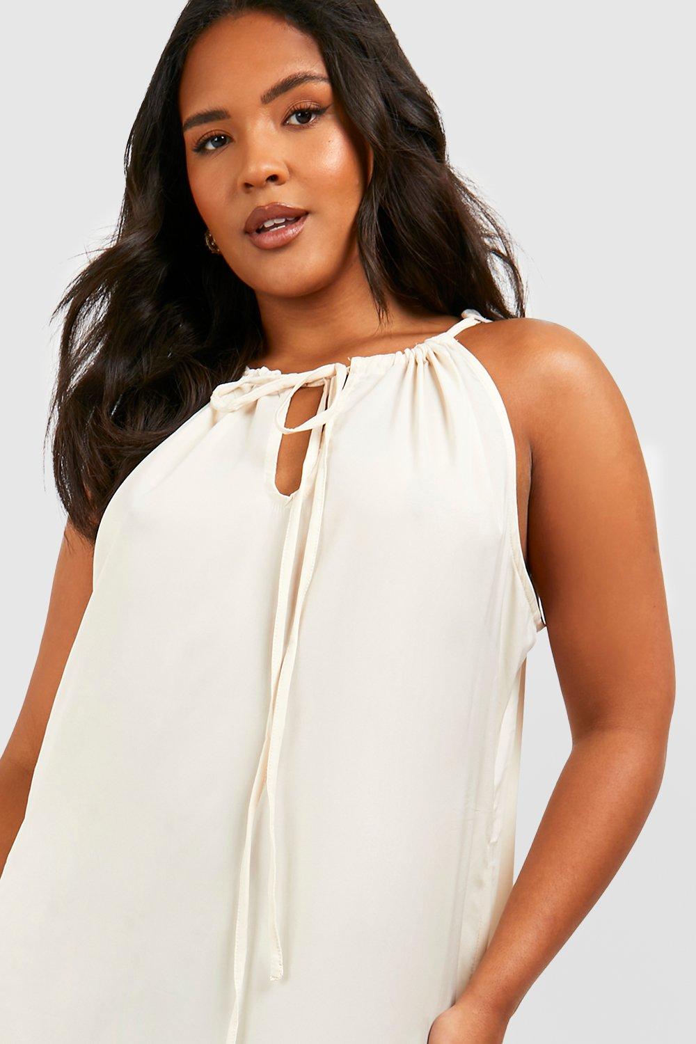 Plus size deals halter top