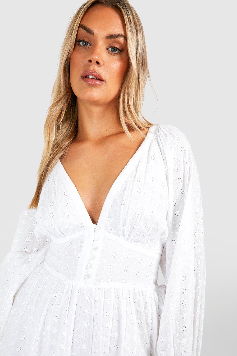 Boohoo sales broderie dress