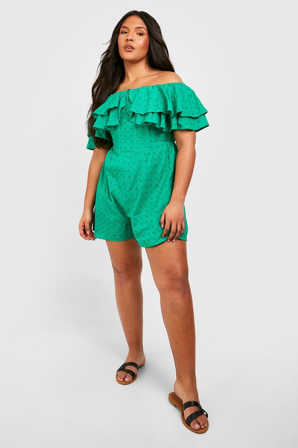 Bardot store frill playsuit