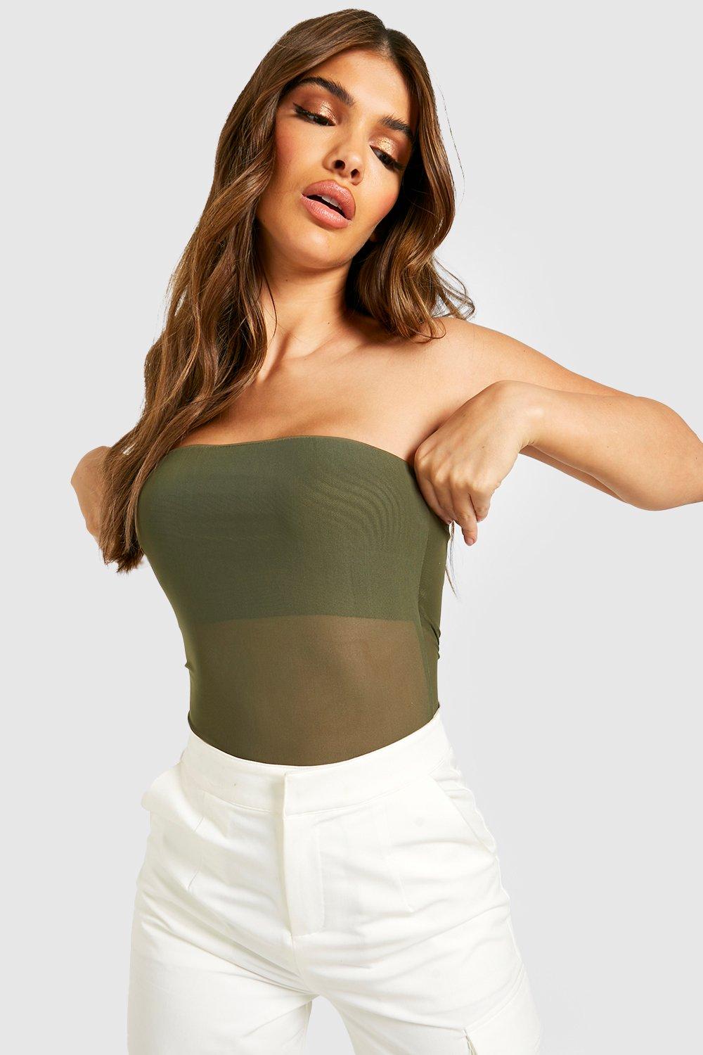 Khaki boob clearance tube