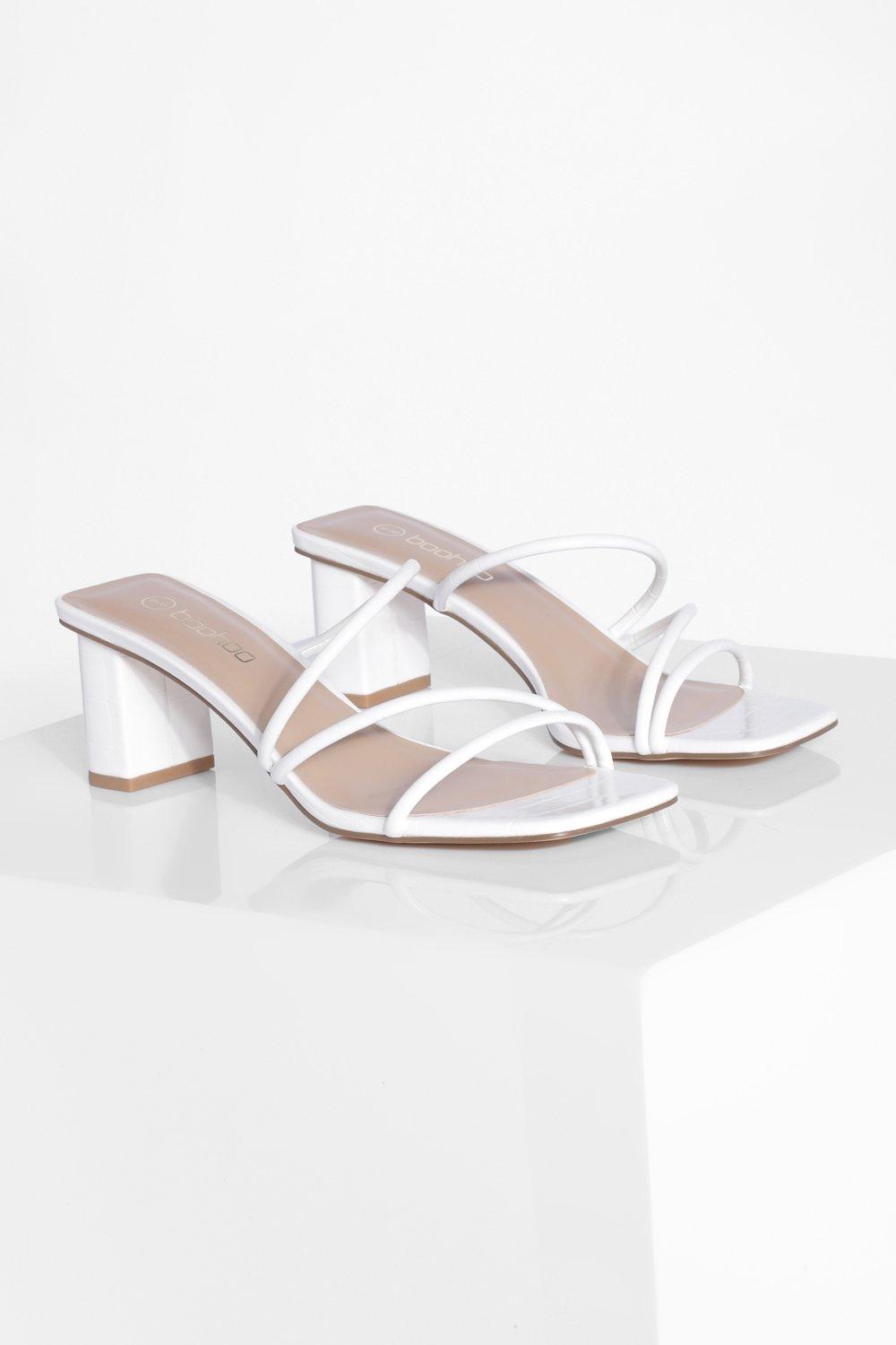 Mule petit talon discount carré
