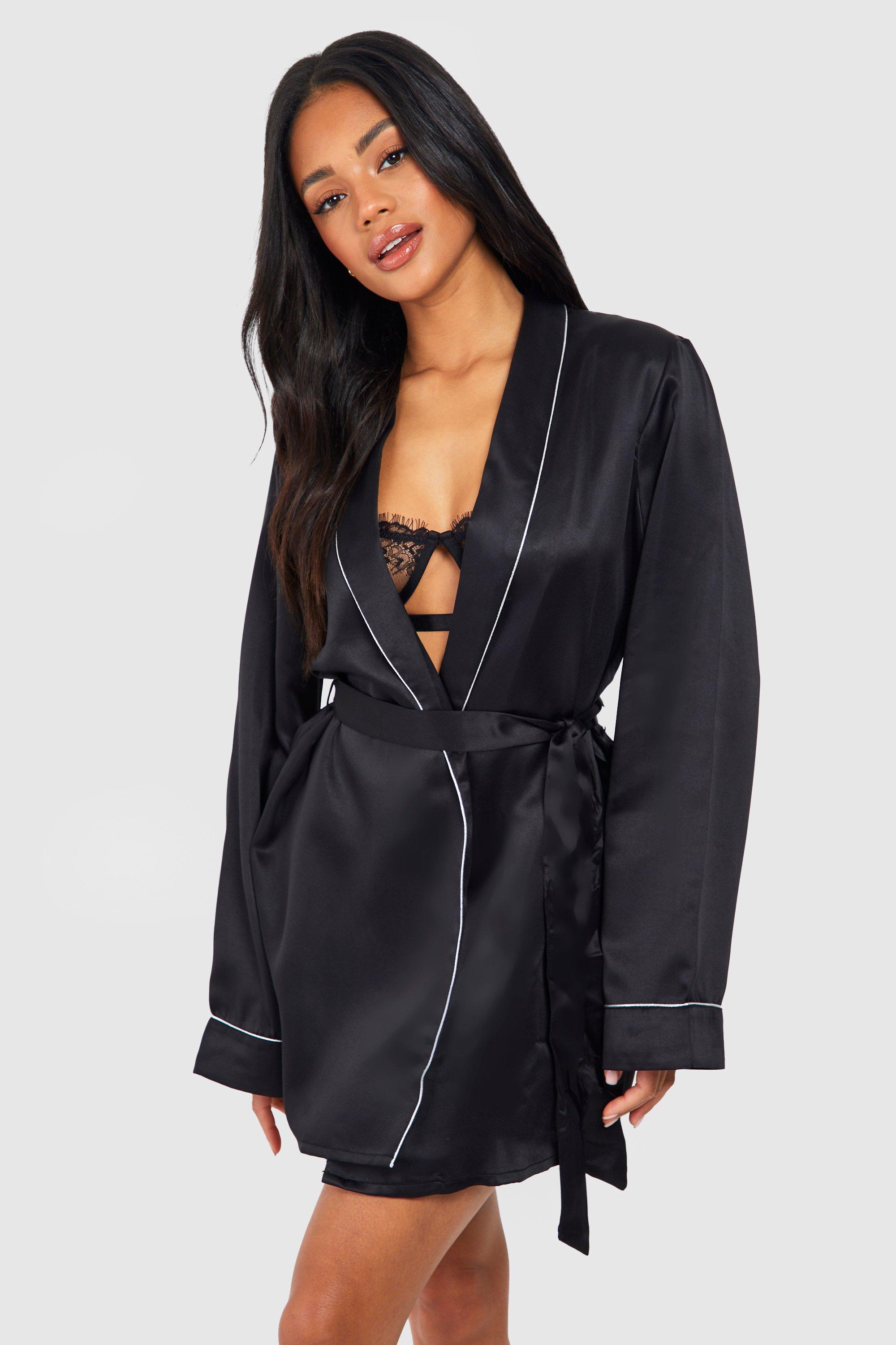 Boohoo bridesmaid hot sale robe