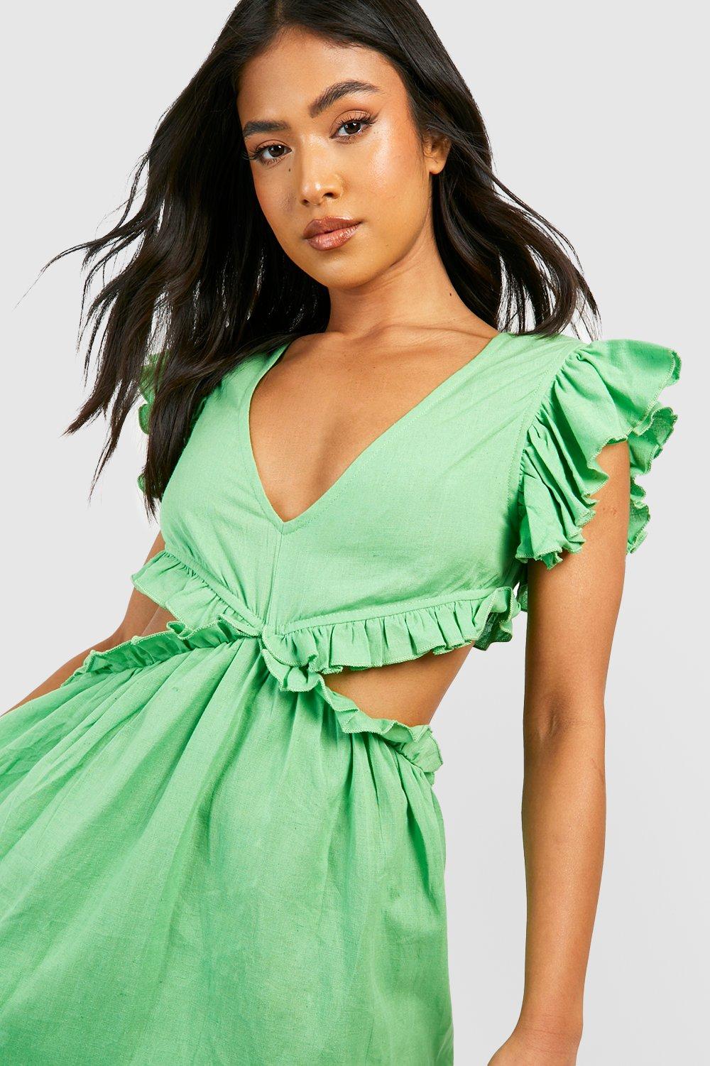 Boohoo 2024 linen dress