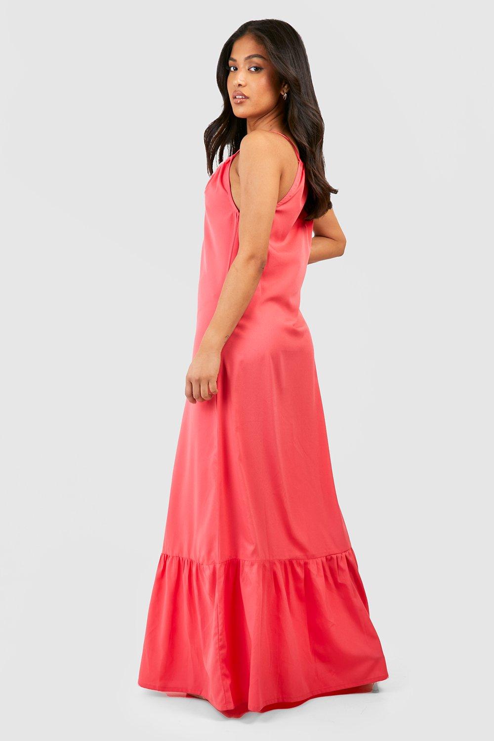 Petite hotsell coral dress