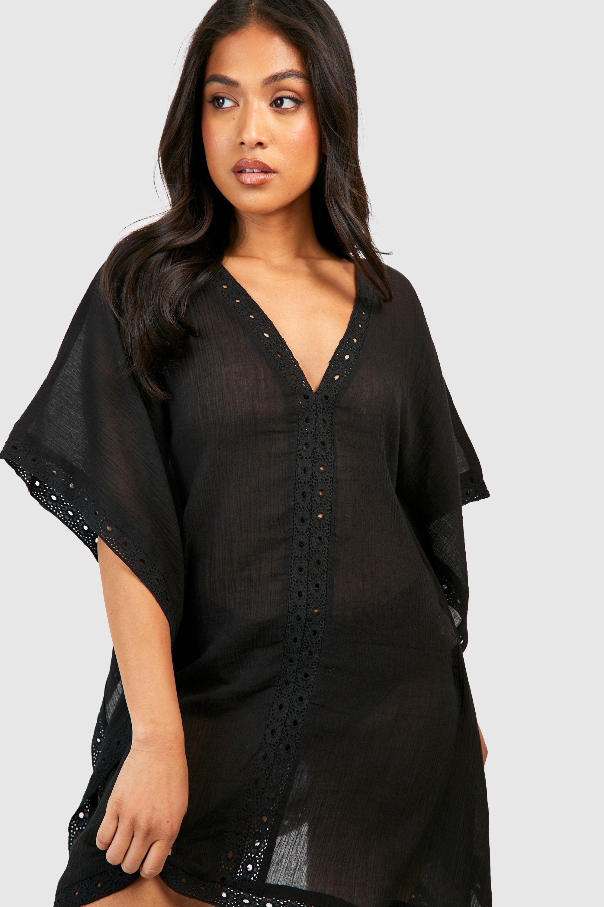 Boohoo black cheap kaftan