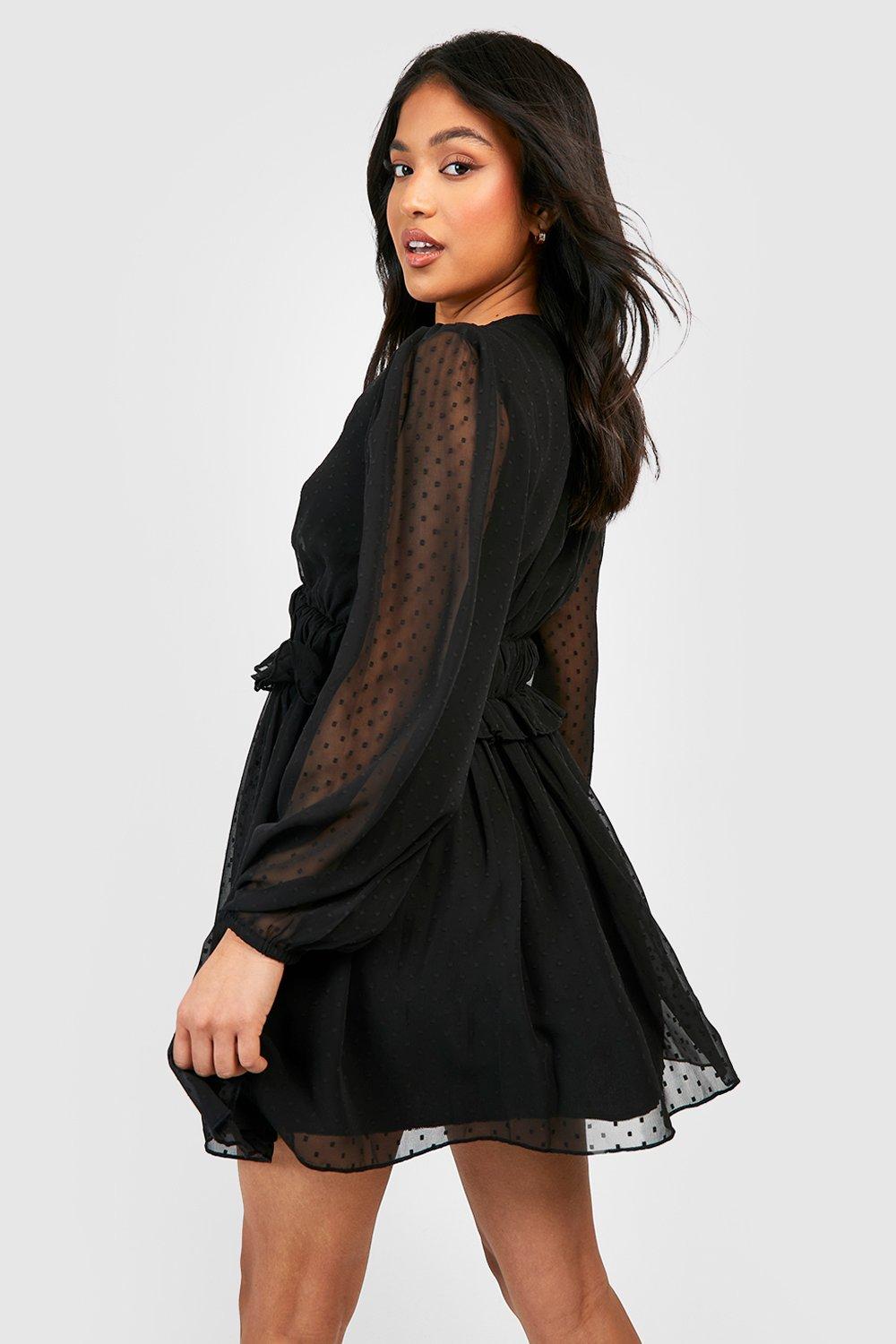 Mesh store smock dress