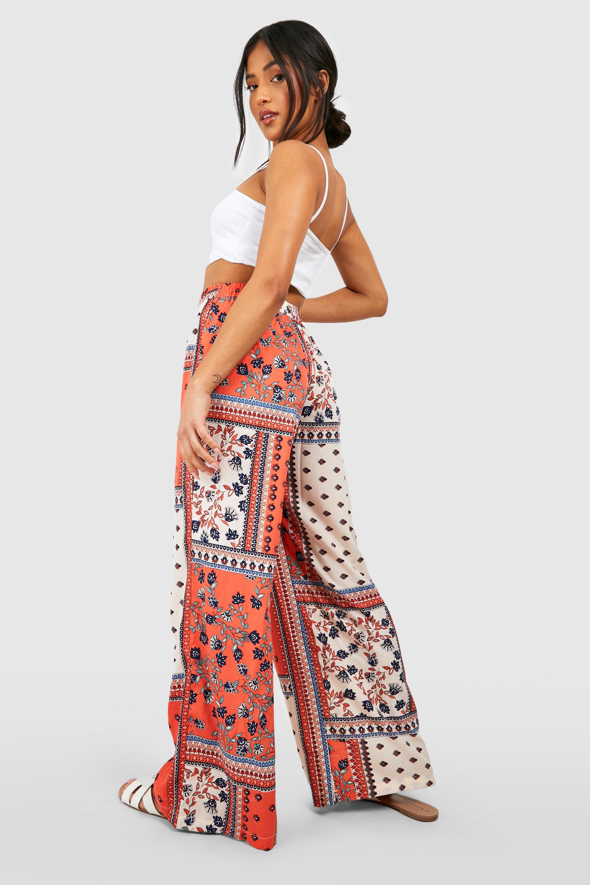 Curve Paisley Palazzo Trouser