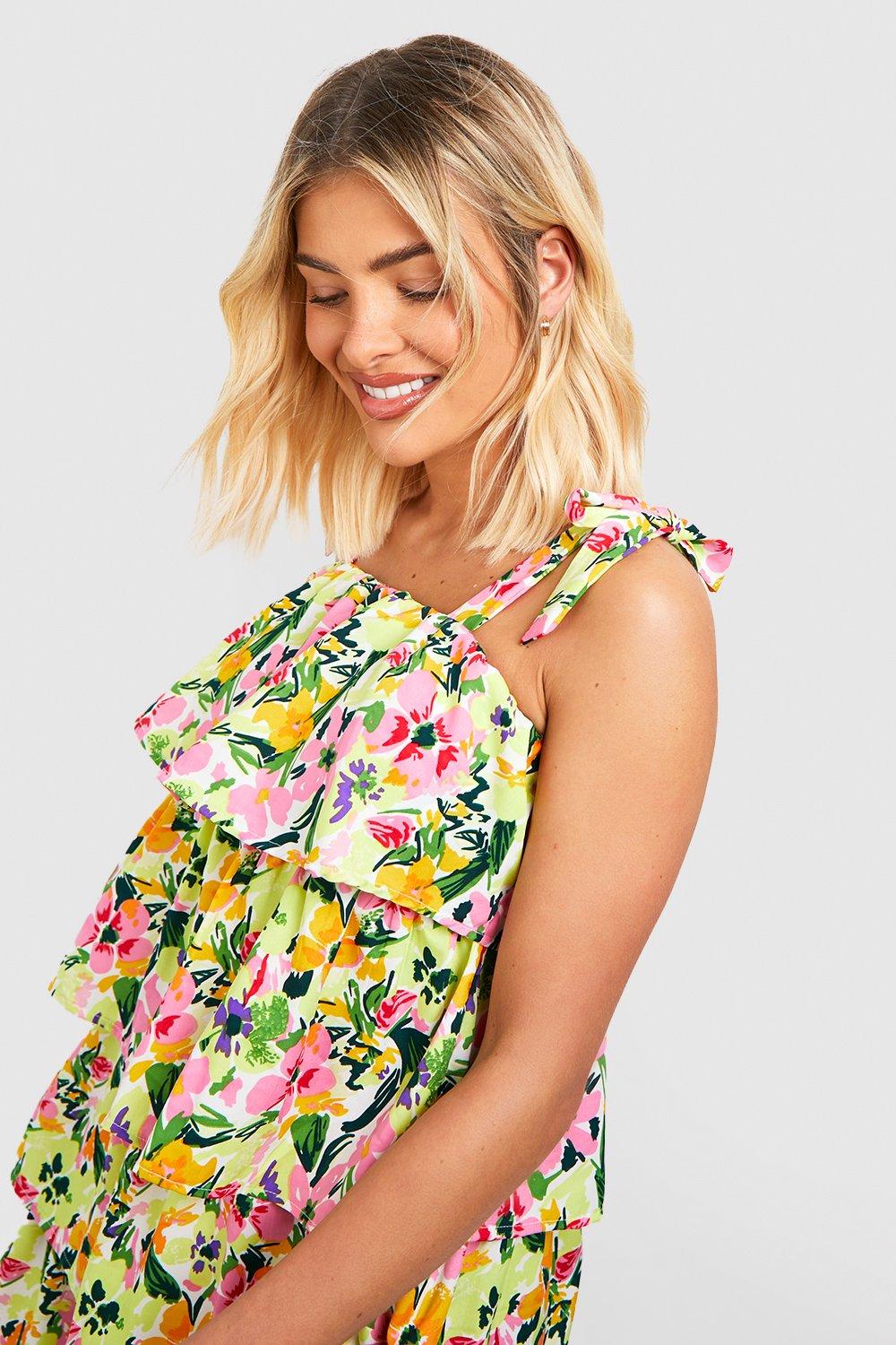 Boohoo tiered outlet dress