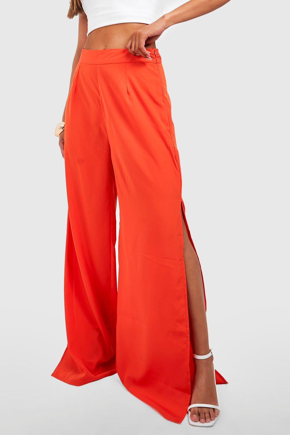 Slouchy Relaxed Fit Wide Leg Dress Pants