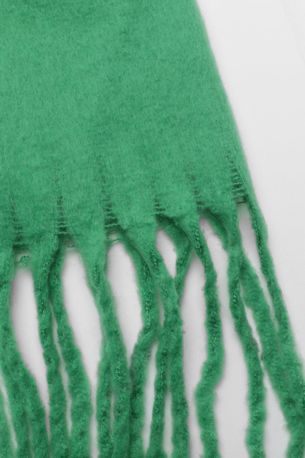 Green Fringe Large Scarf queens tokyo 小物